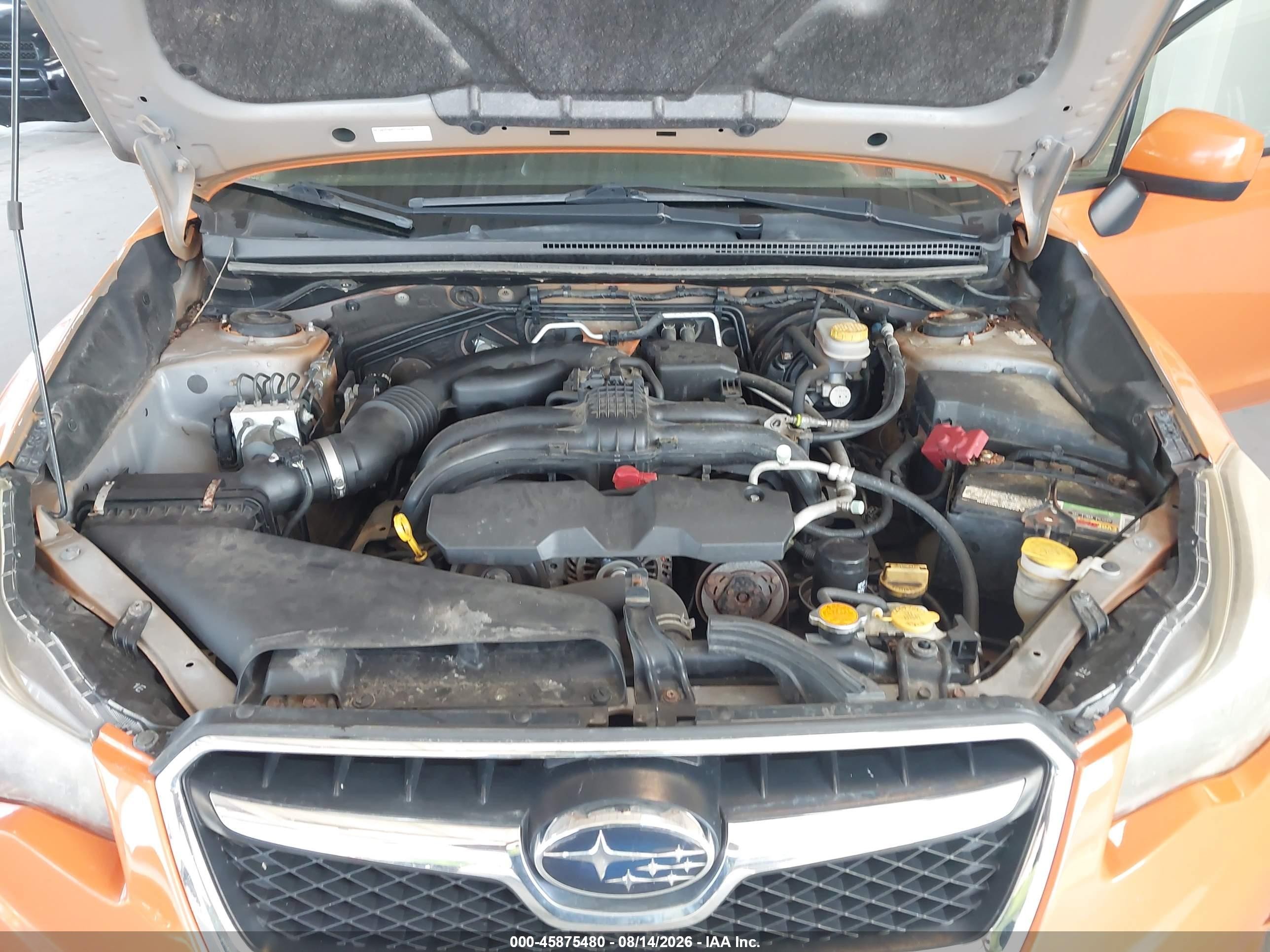 2013 Subaru Xv Crosstrek 2.0i Premium Оранжевый vin: JF2GPACC3D2818548