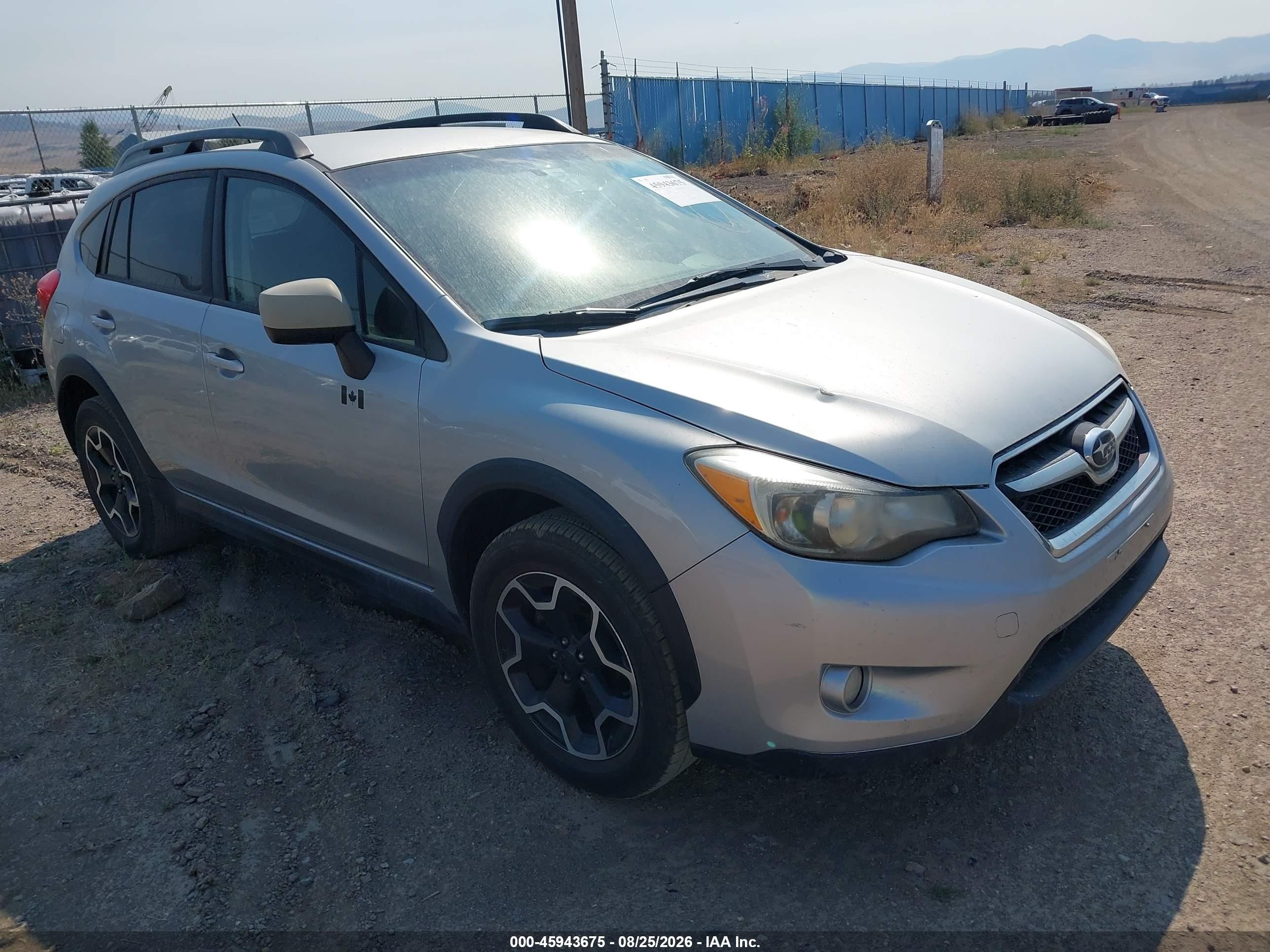 2013 Subaru Xv Crosstrek 2.0i Premium Silver vin: JF2GPACC3D2848374