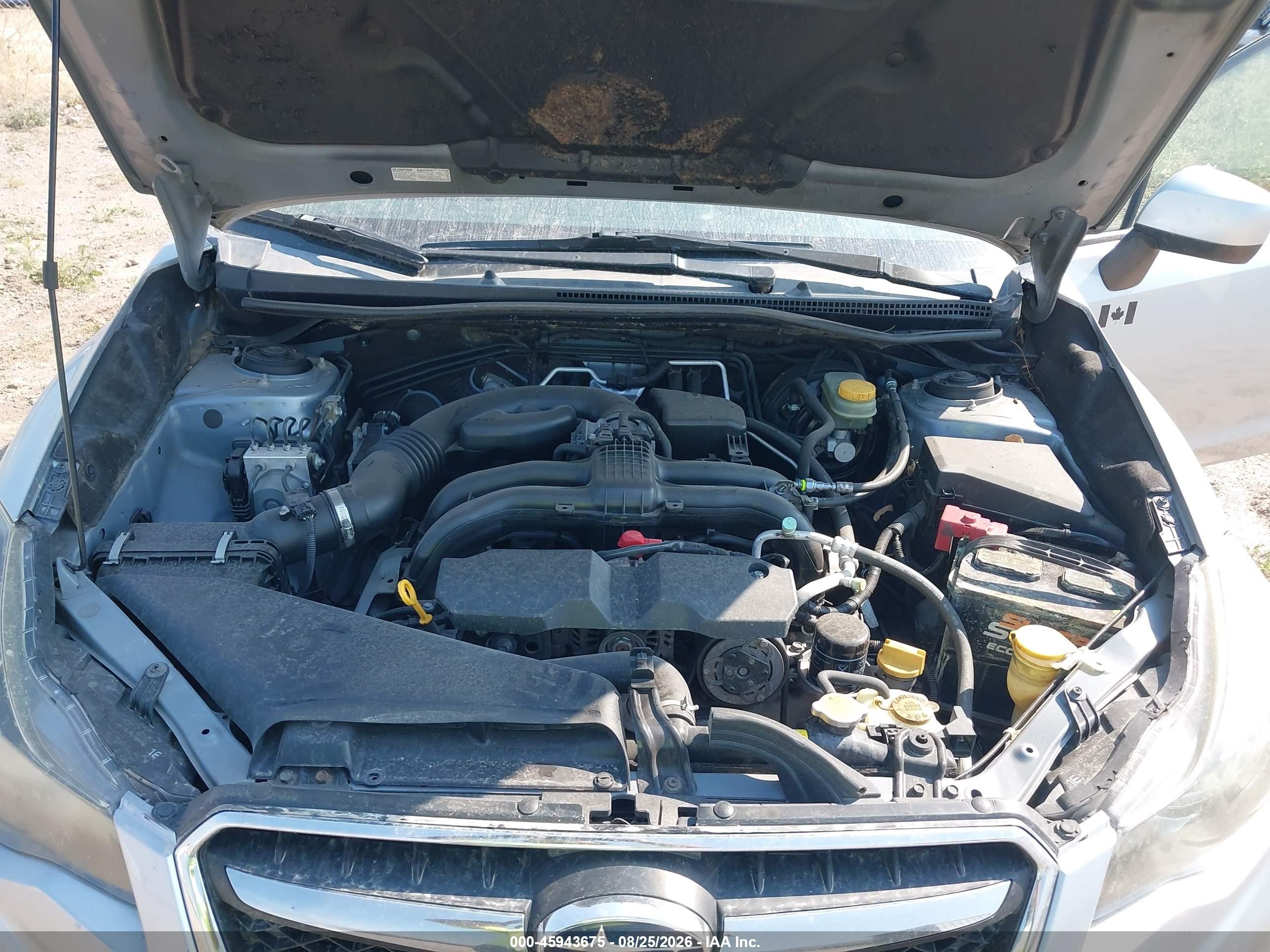 2013 Subaru Xv Crosstrek 2.0i Premium Серебряный vin: JF2GPACC3D2848374