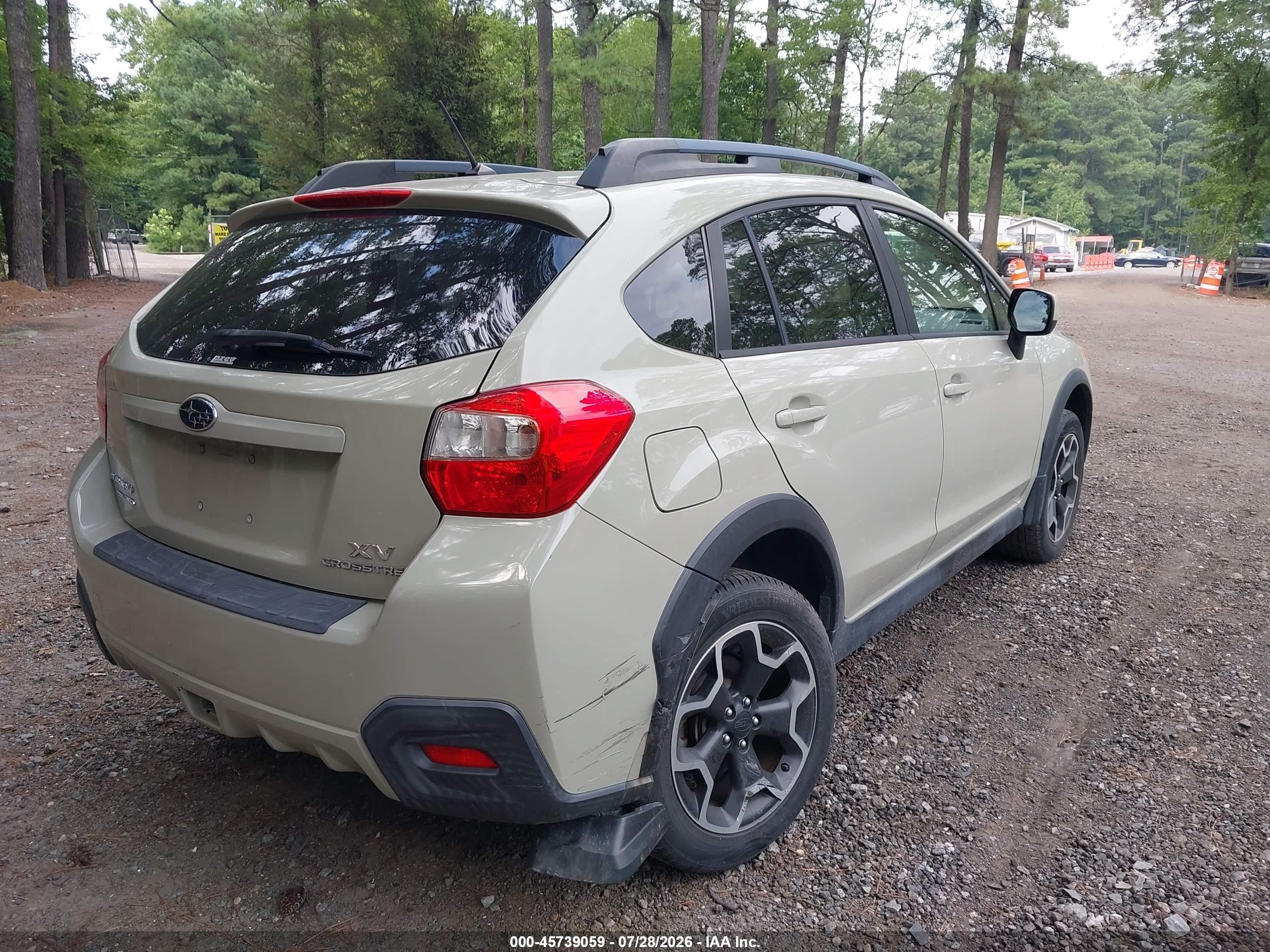 2013 Subaru Xv Crosstrek 2.0i Premium Gray vin: JF2GPACC3D2884582