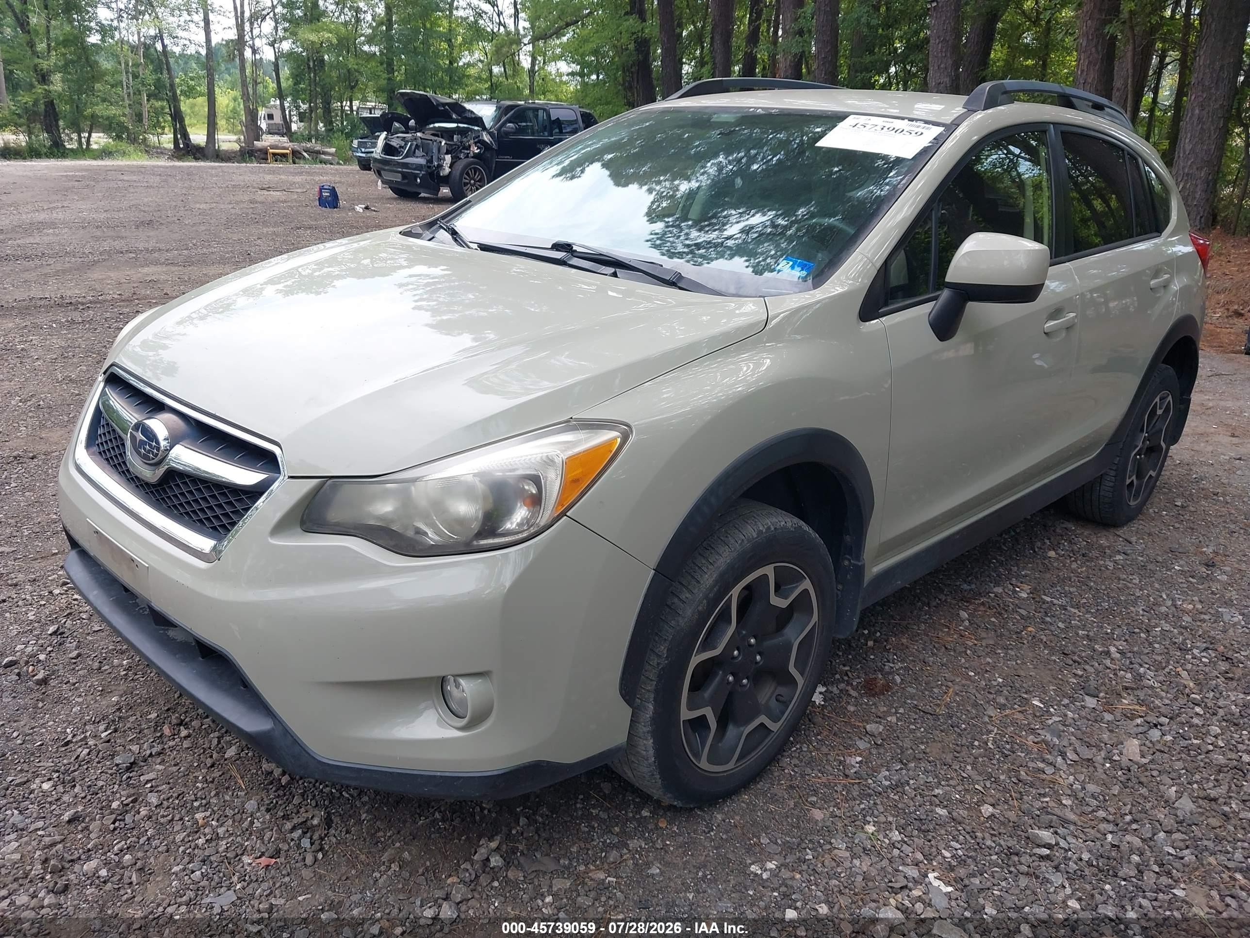2013 Subaru Xv Crosstrek 2.0i Premium Gray vin: JF2GPACC3D2884582
