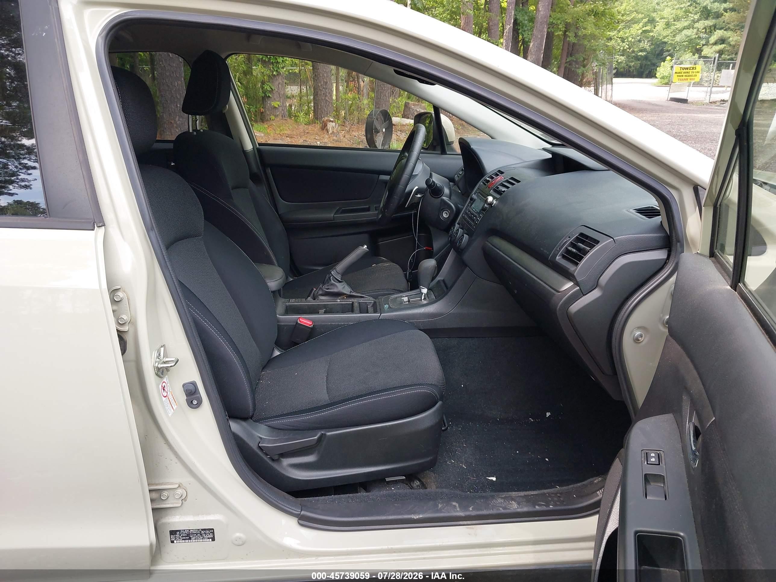 2013 Subaru Xv Crosstrek 2.0i Premium Gray vin: JF2GPACC3D2884582