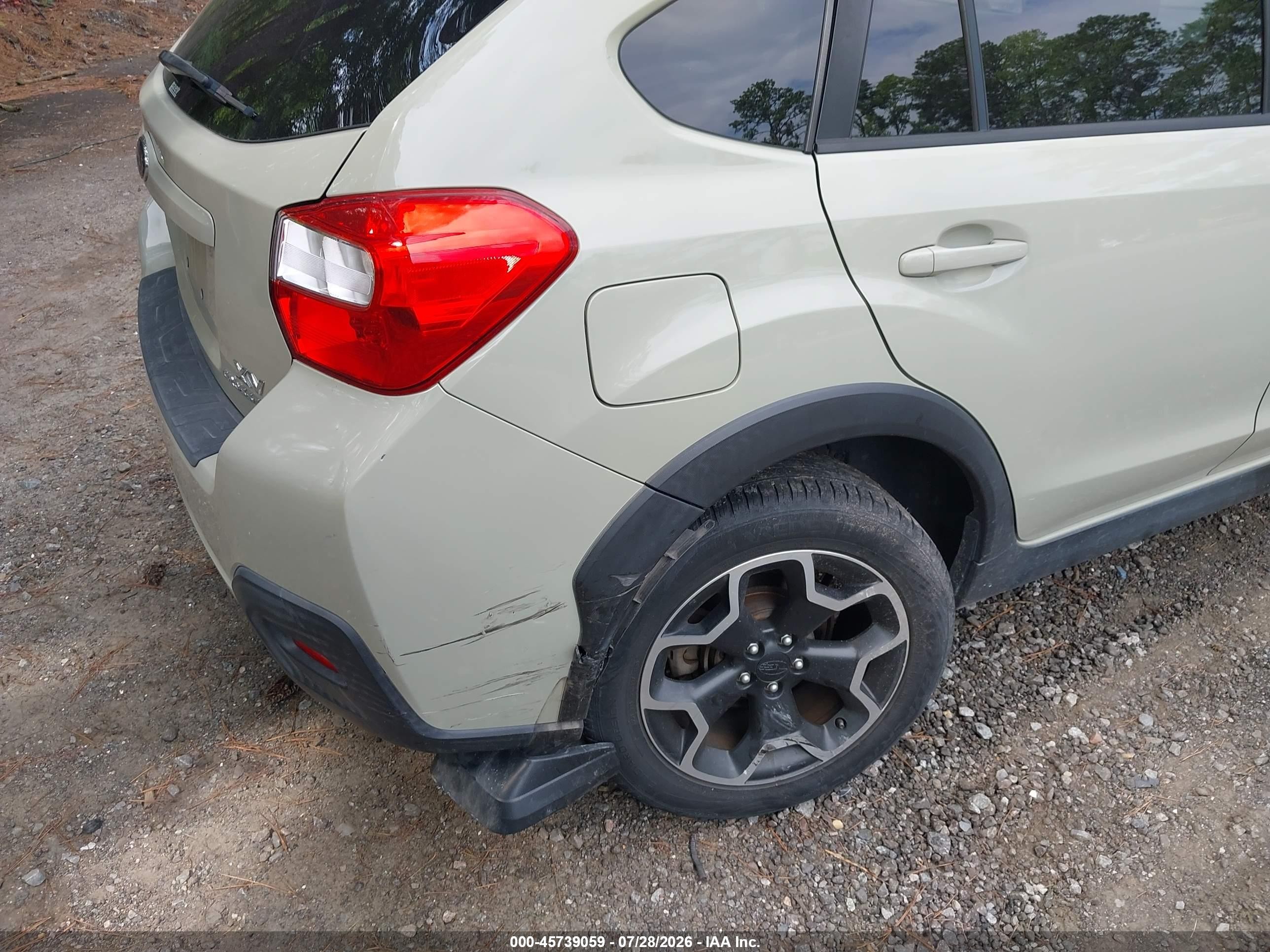 2013 Subaru Xv Crosstrek 2.0i Premium Gray vin: JF2GPACC3D2884582