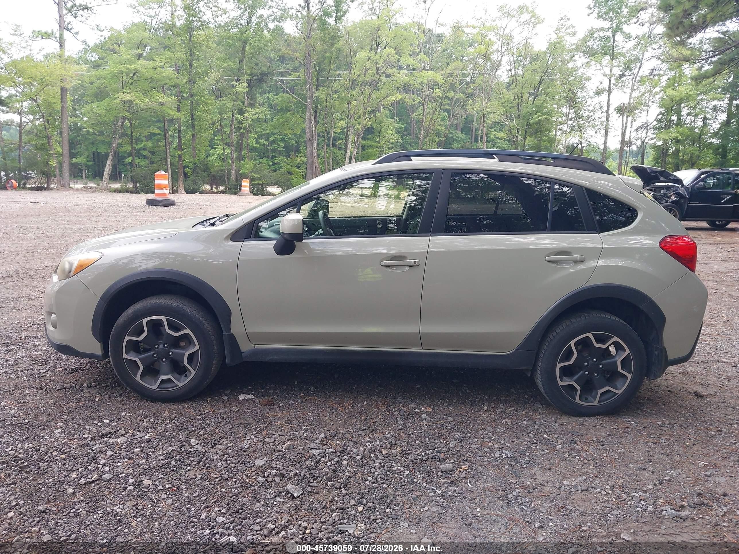 2013 Subaru Xv Crosstrek 2.0i Premium Gray vin: JF2GPACC3D2884582