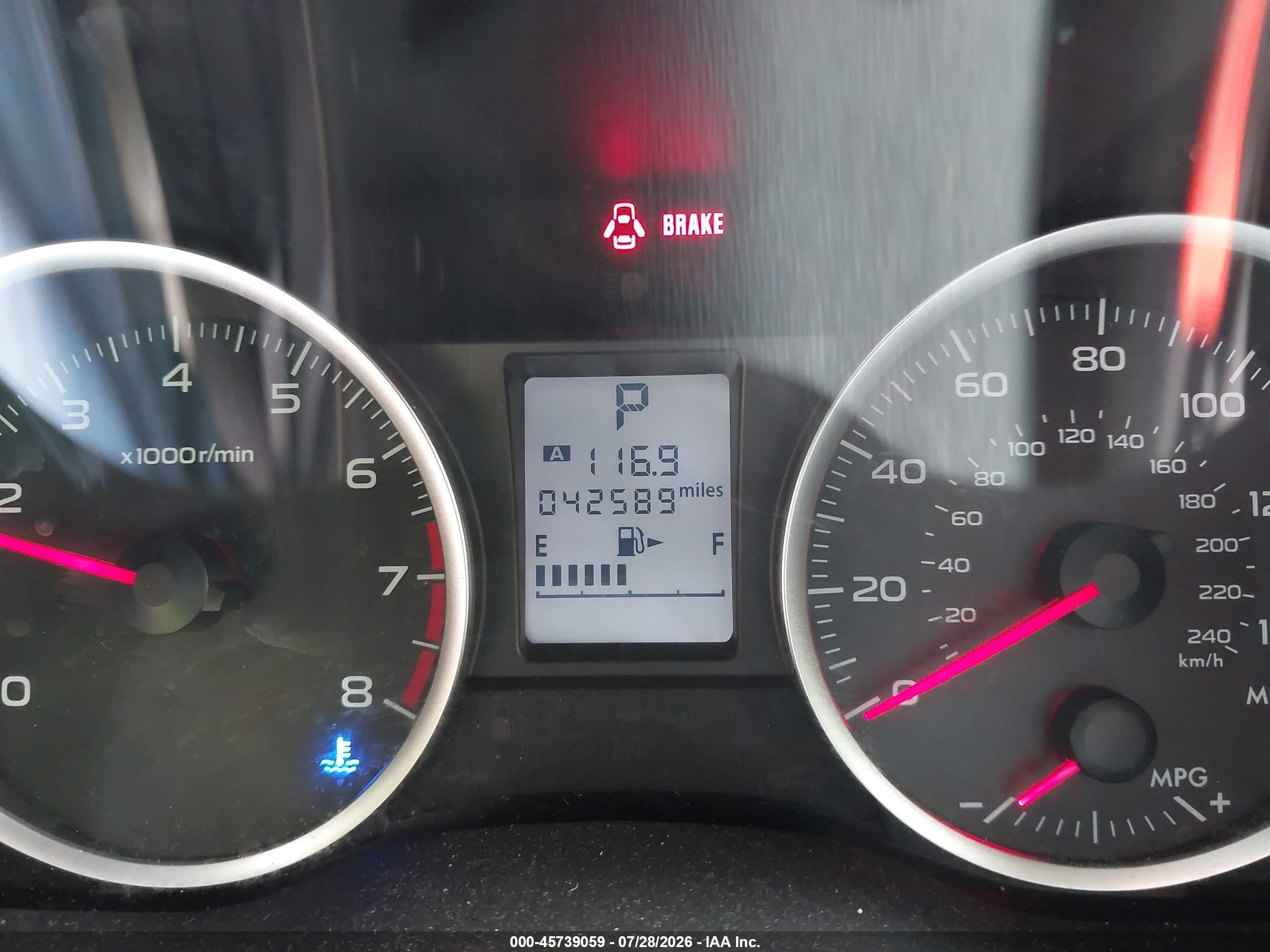 2013 Subaru Xv Crosstrek 2.0i Premium Gray vin: JF2GPACC3D2884582
