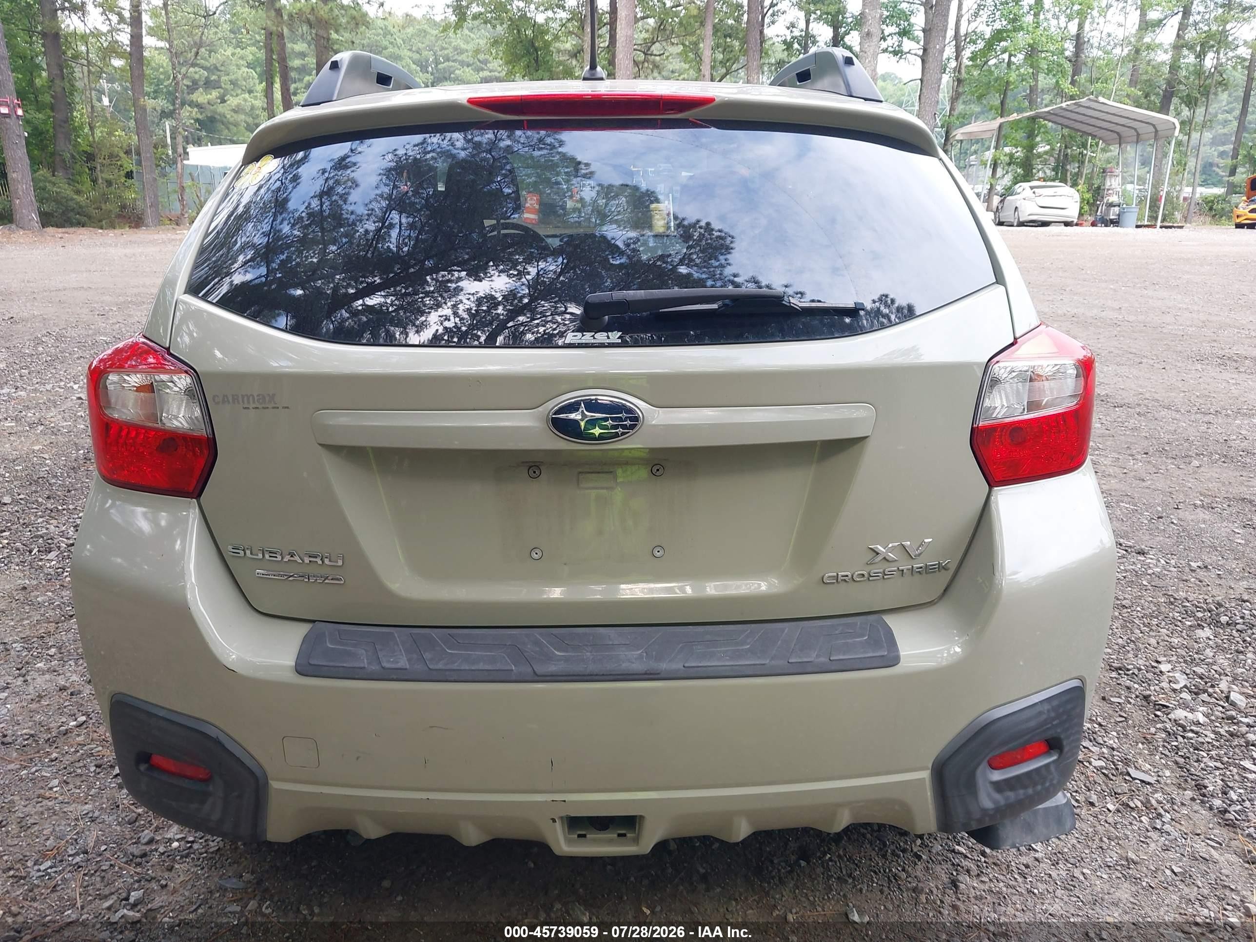 2013 Subaru Xv Crosstrek 2.0i Premium Gray vin: JF2GPACC3D2884582