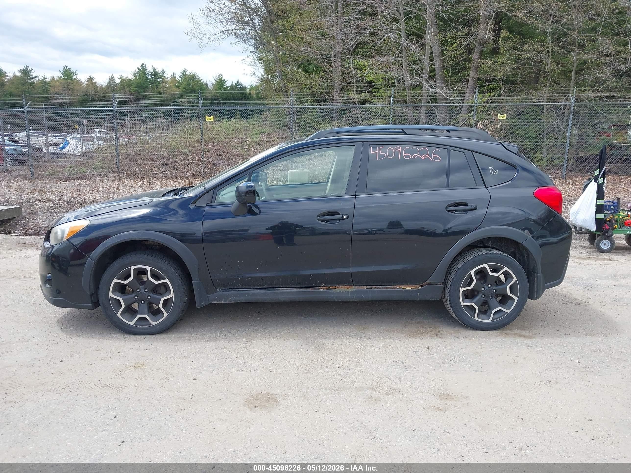 2013 Subaru Xv Crosstrek 2.0i Premium Black vin: JF2GPACC3D2887580
