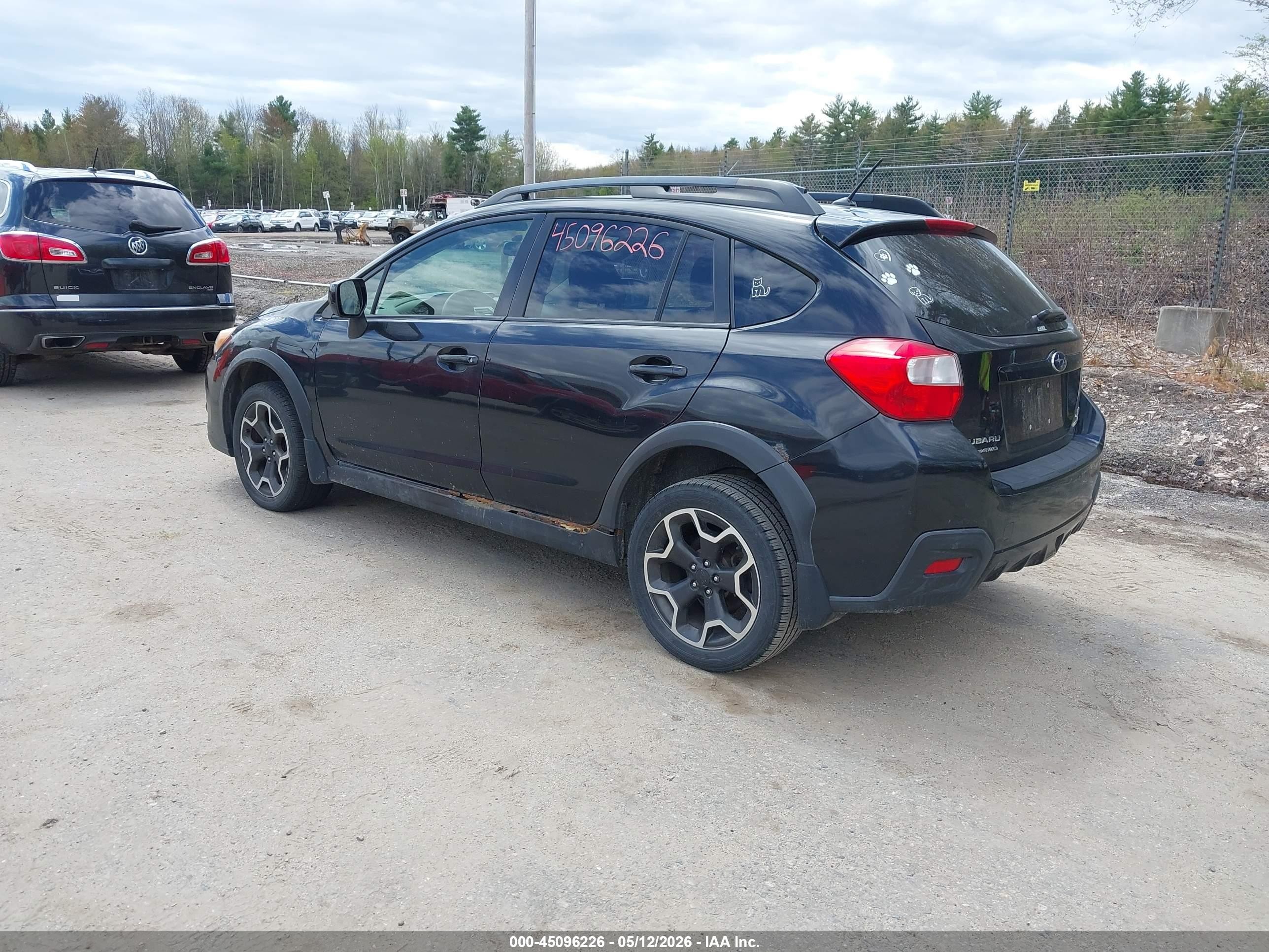 2013 Subaru Xv Crosstrek 2.0i Premium Black vin: JF2GPACC3D2887580