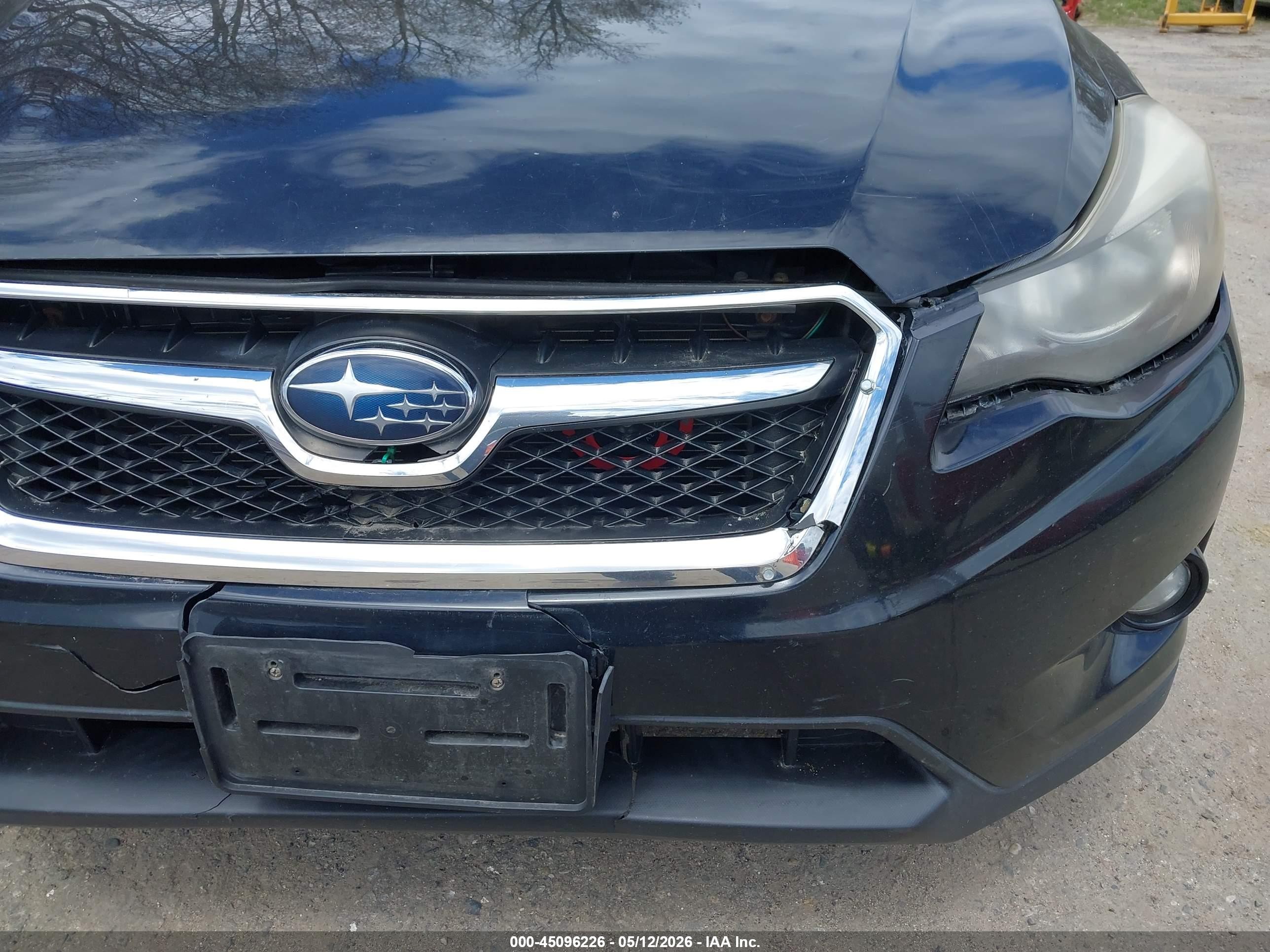 2013 Subaru Xv Crosstrek 2.0i Premium Black vin: JF2GPACC3D2887580