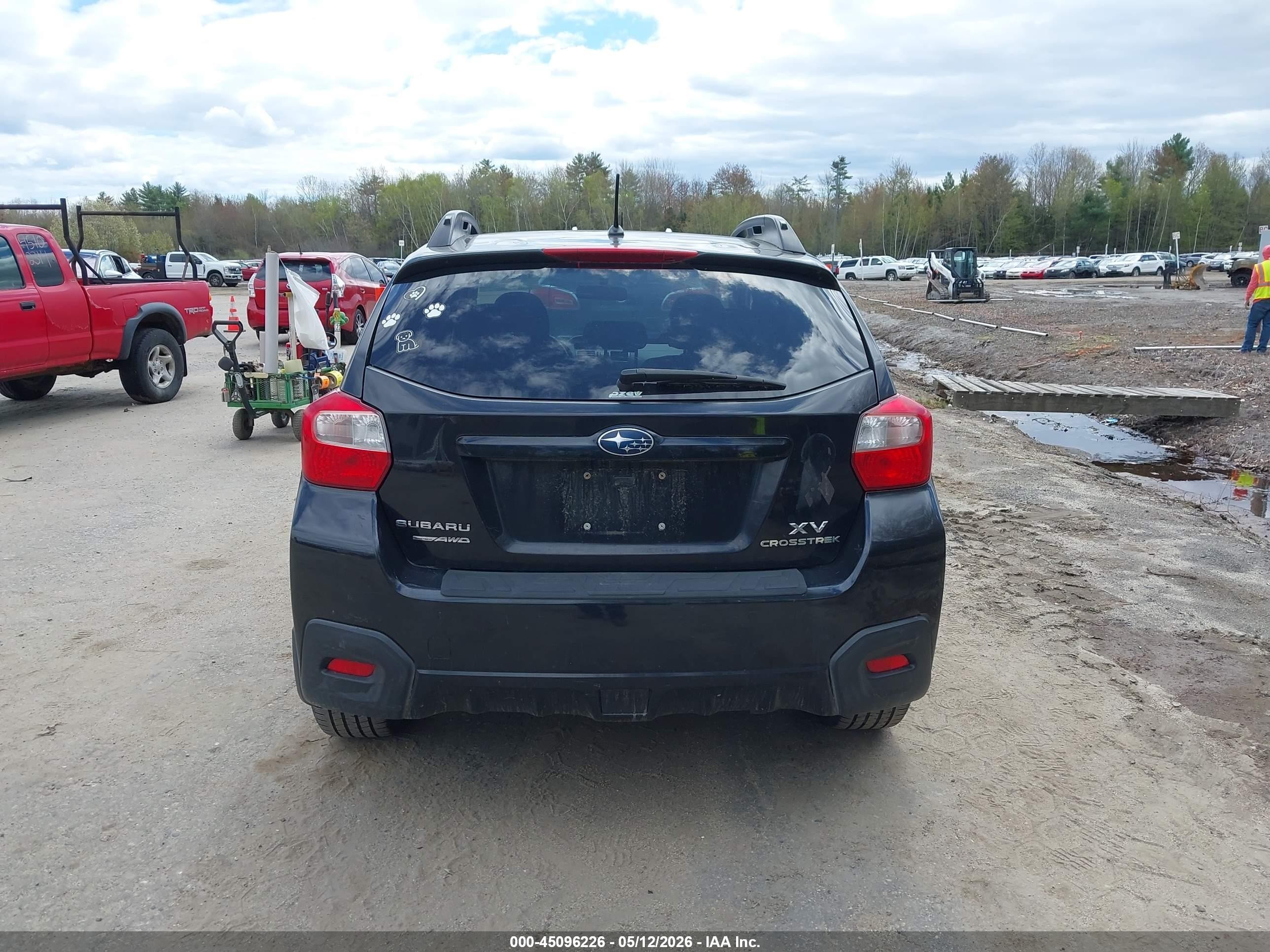 2013 Subaru Xv Crosstrek 2.0i Premium Black vin: JF2GPACC3D2887580