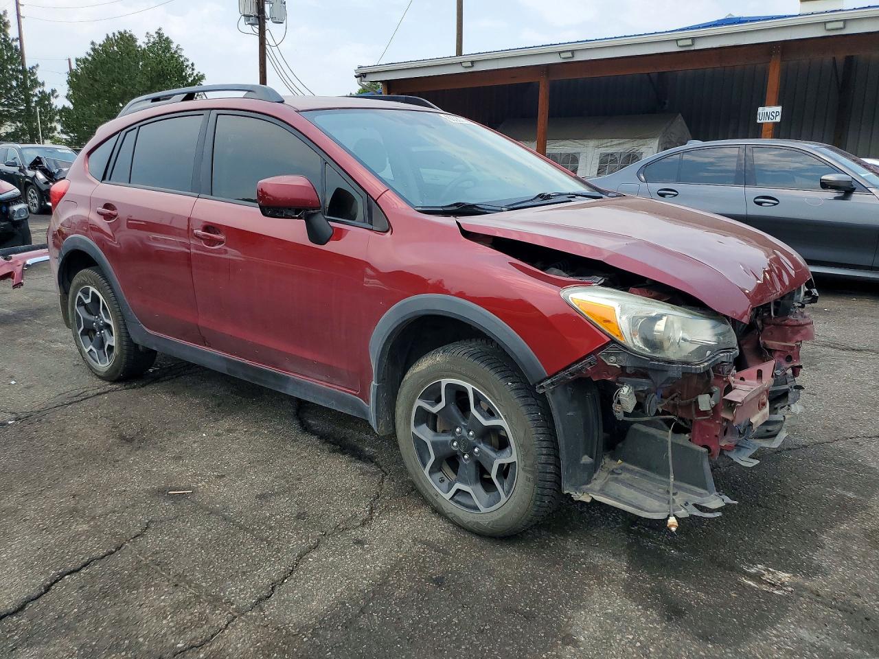 2014 Subaru Xv Crosstrek 2.0 Premium Maroon vin: JF2GPACC3E8217994