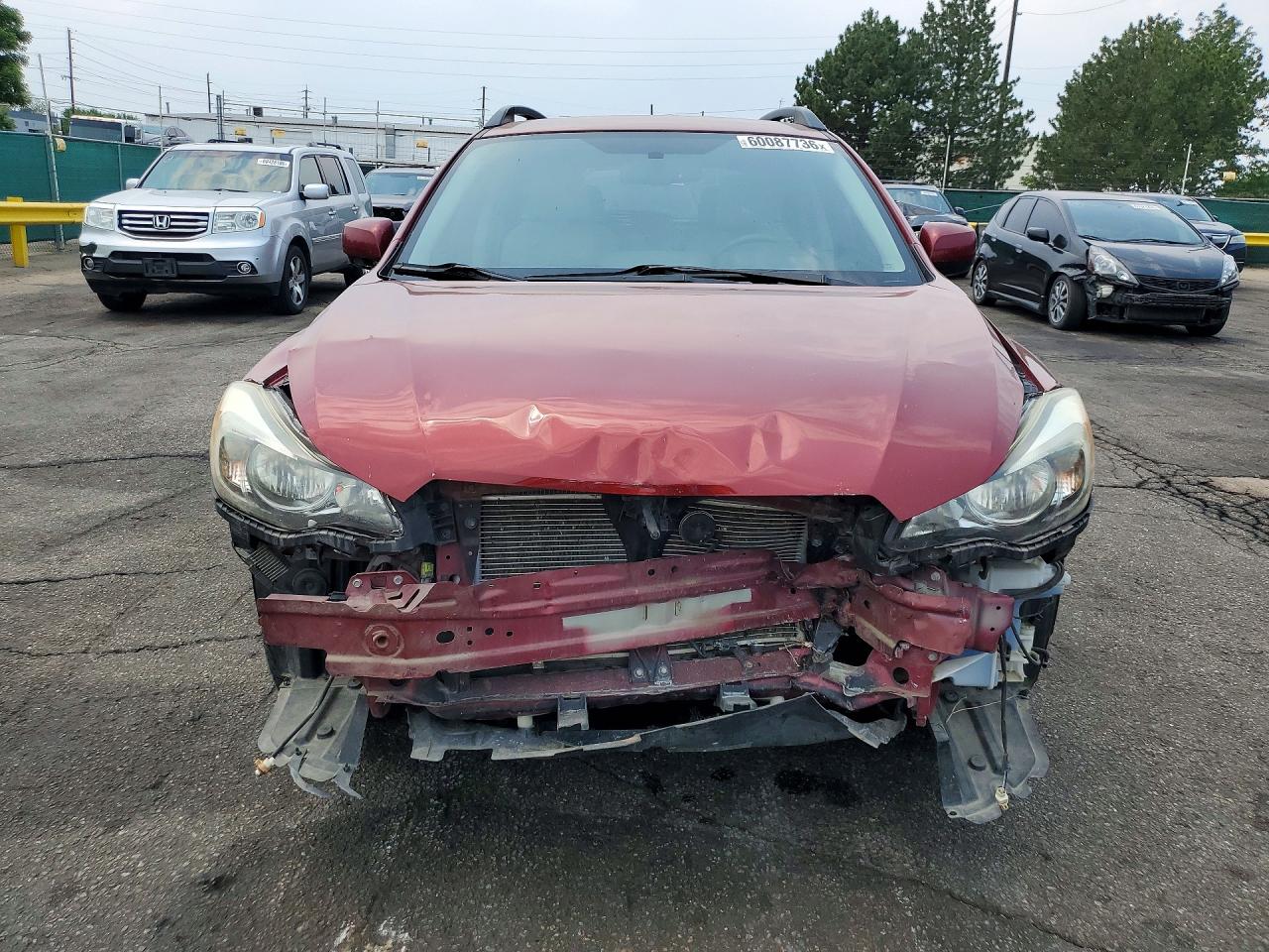 2014 Subaru Xv Crosstrek 2.0 Premium Maroon vin: JF2GPACC3E8217994