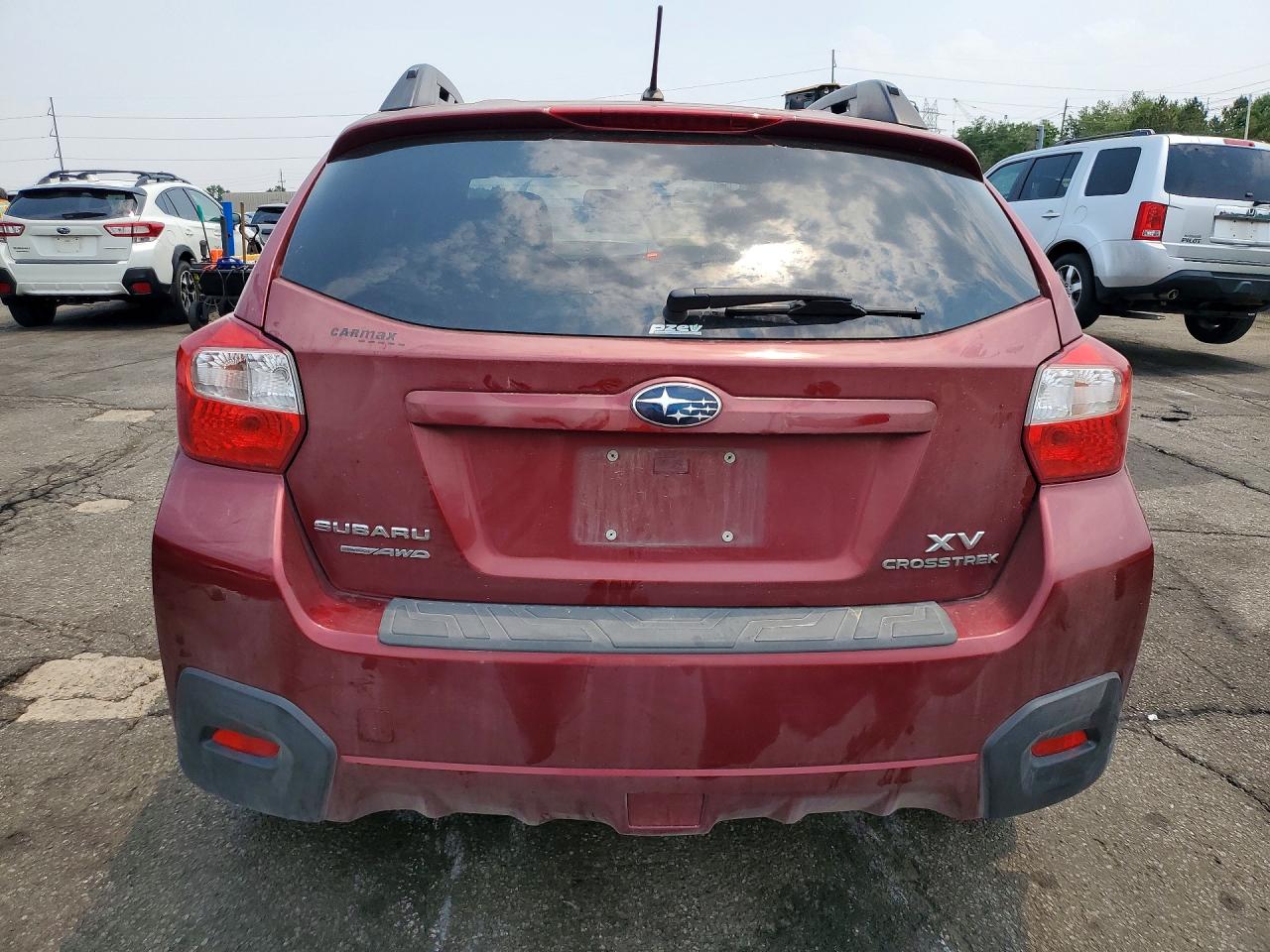 2014 Subaru Xv Crosstrek 2.0 Premium Maroon vin: JF2GPACC3E8217994