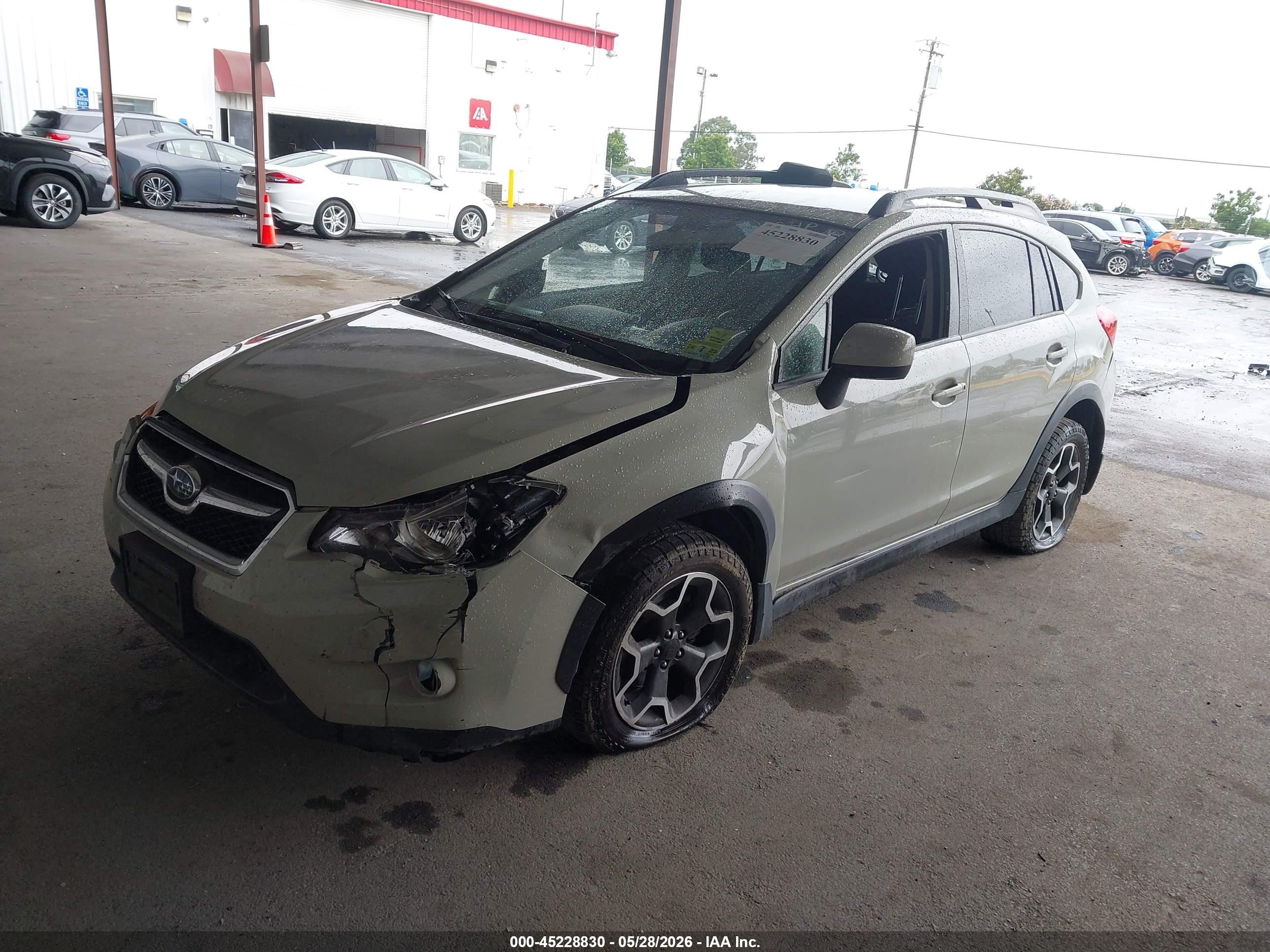 2014 Subaru Xv Crosstrek 2.0i Premium Tan vin: JF2GPACC3E8298334