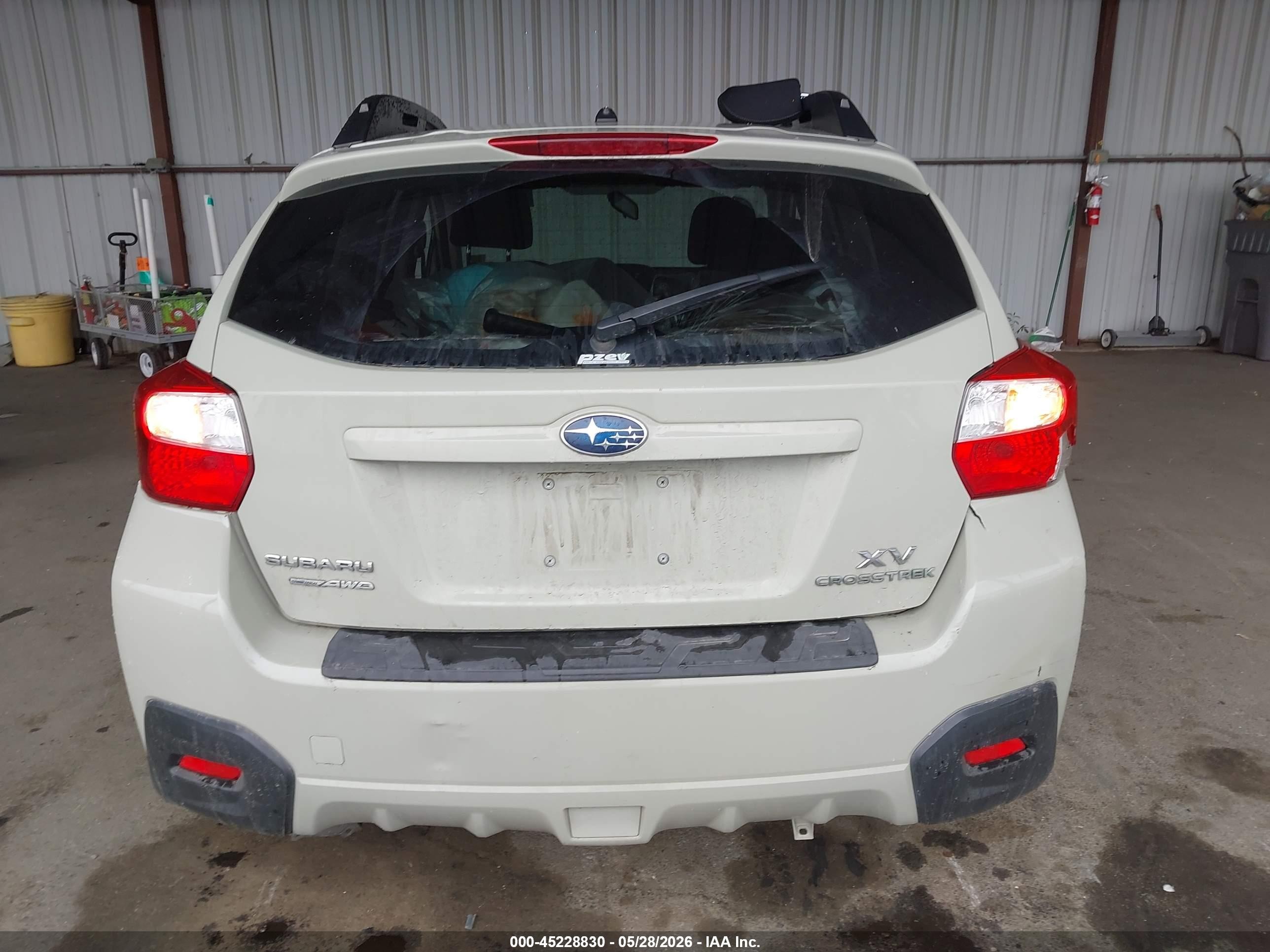 2014 Subaru Xv Crosstrek 2.0i Premium Tan vin: JF2GPACC3E8298334