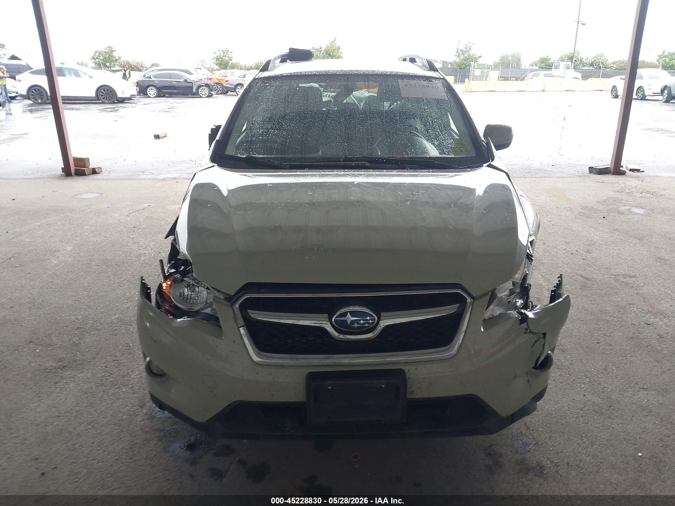 2014 Subaru Xv Crosstrek 2.0i Premium Tan vin: JF2GPACC3E8298334