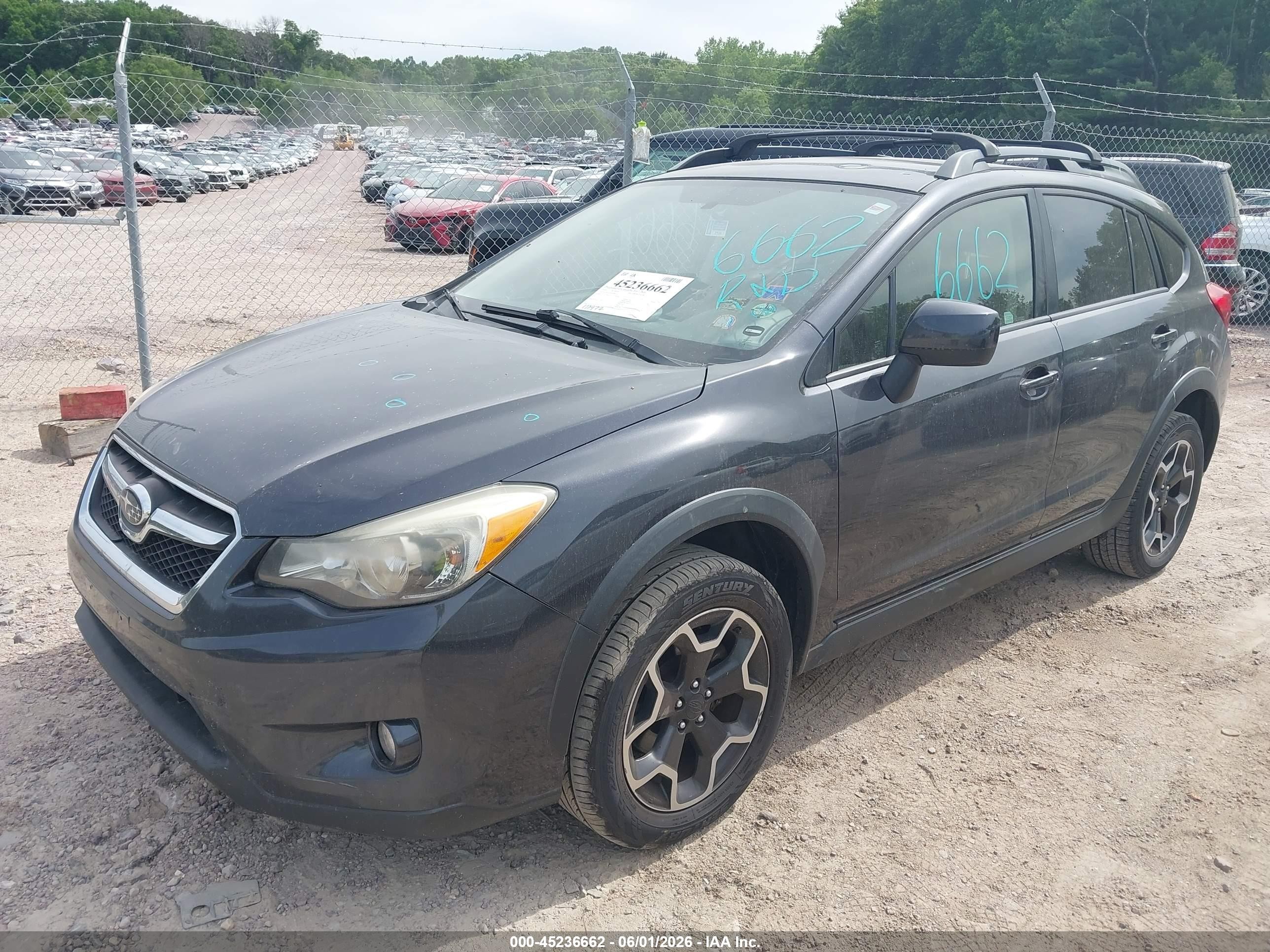 2014 Subaru Xv Crosstrek 2.0i Premium Blue vin: JF2GPACC3E8304634