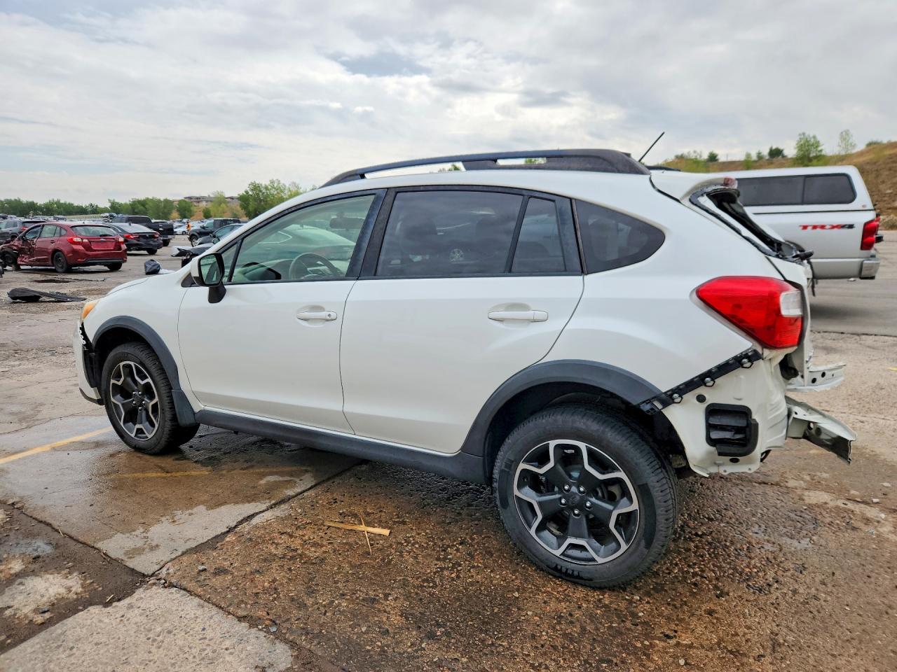 2014 Subaru Xv Crosstrek 2.0 Premium White vin: JF2GPACC3E8304679