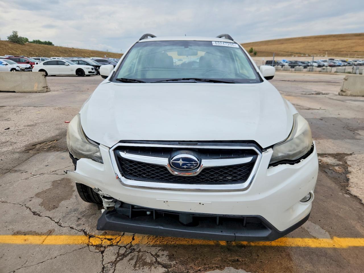 2014 Subaru Xv Crosstrek 2.0 Premium White vin: JF2GPACC3E8304679
