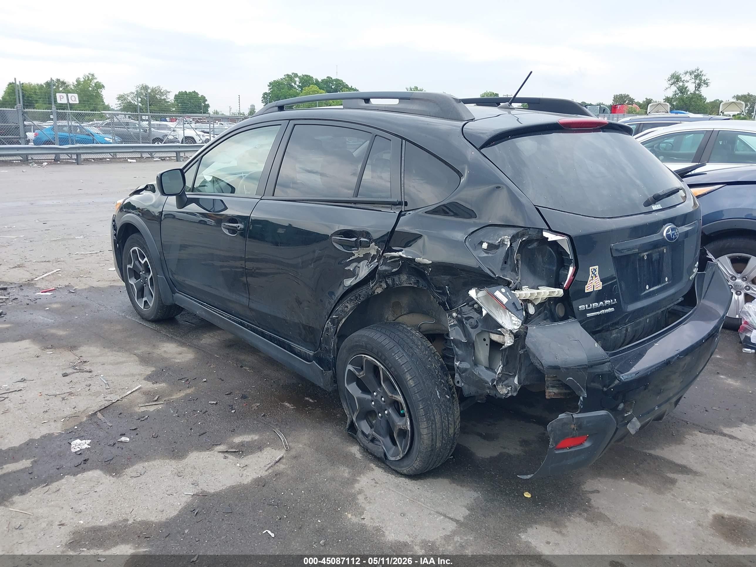 2014 Subaru Xv Crosstrek 2.0i Premium Black vin: JF2GPACC3E8308747