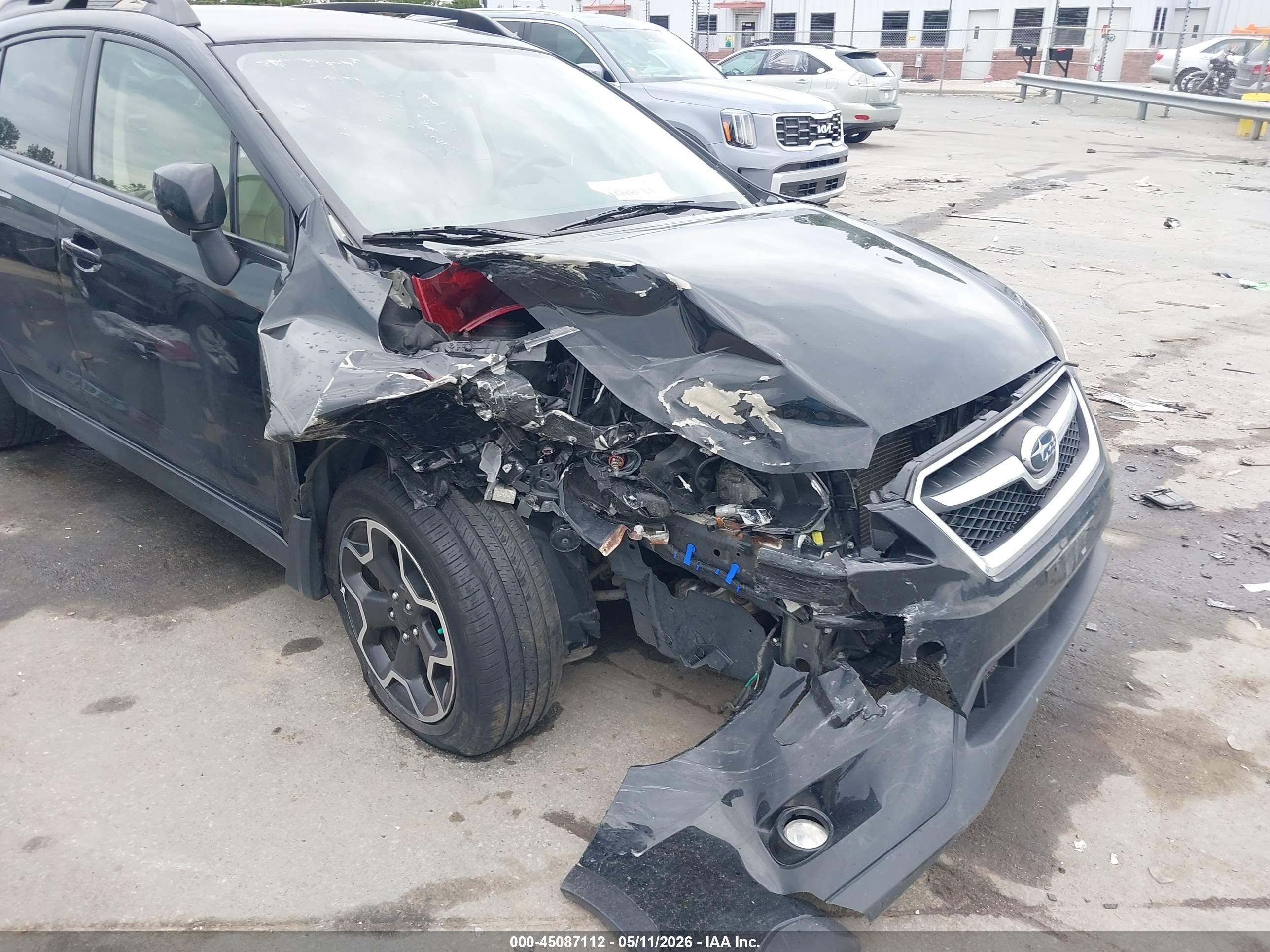 2014 Subaru Xv Crosstrek 2.0i Premium Black vin: JF2GPACC3E8308747