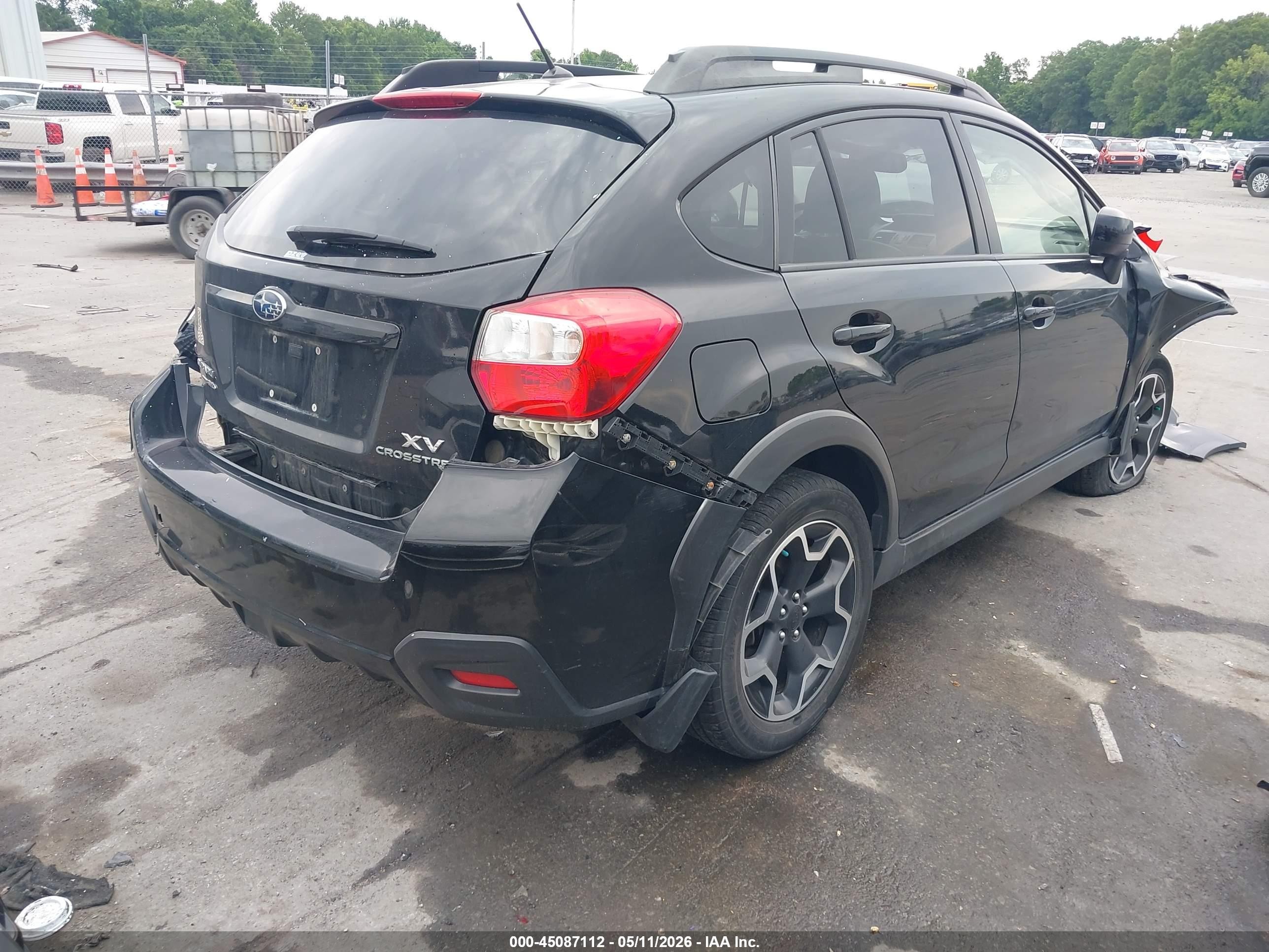2014 Subaru Xv Crosstrek 2.0i Premium Black vin: JF2GPACC3E8308747