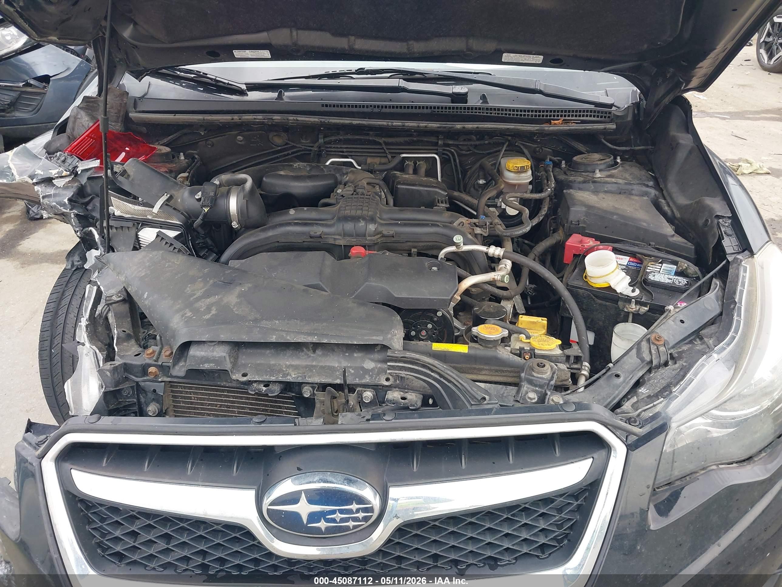 2014 Subaru Xv Crosstrek 2.0i Premium Black vin: JF2GPACC3E8308747