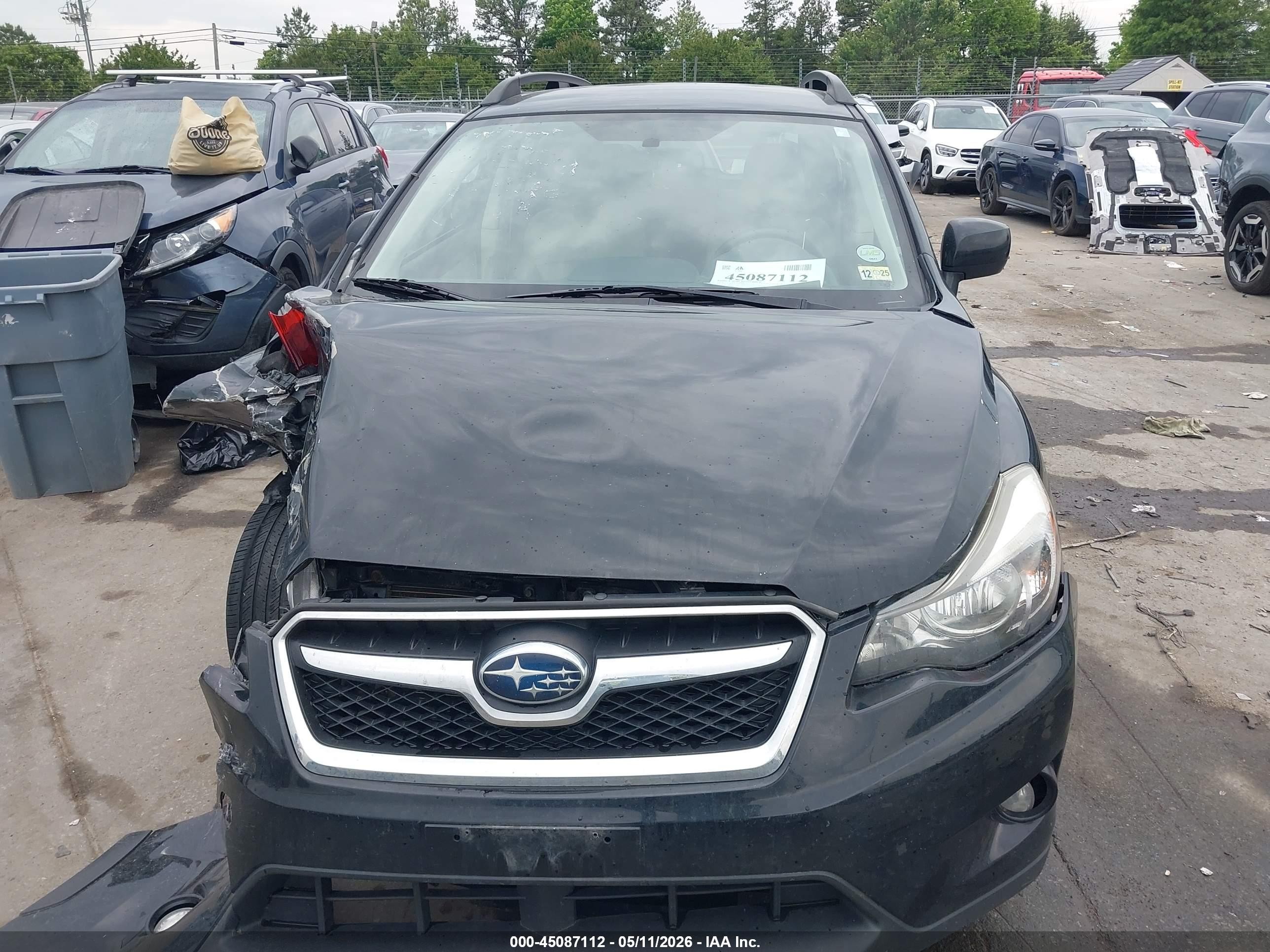 2014 Subaru Xv Crosstrek 2.0i Premium Black vin: JF2GPACC3E8308747