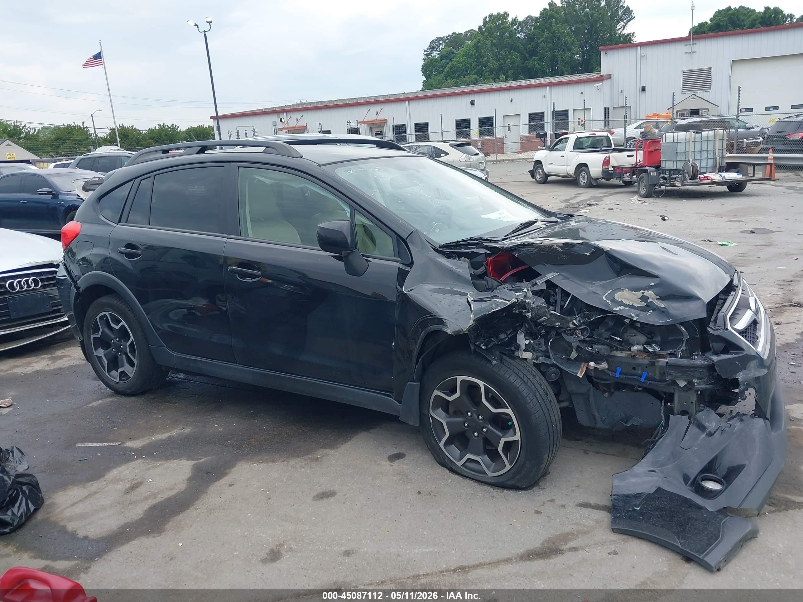 2014 Subaru Xv Crosstrek 2.0i Premium Black vin: JF2GPACC3E8308747