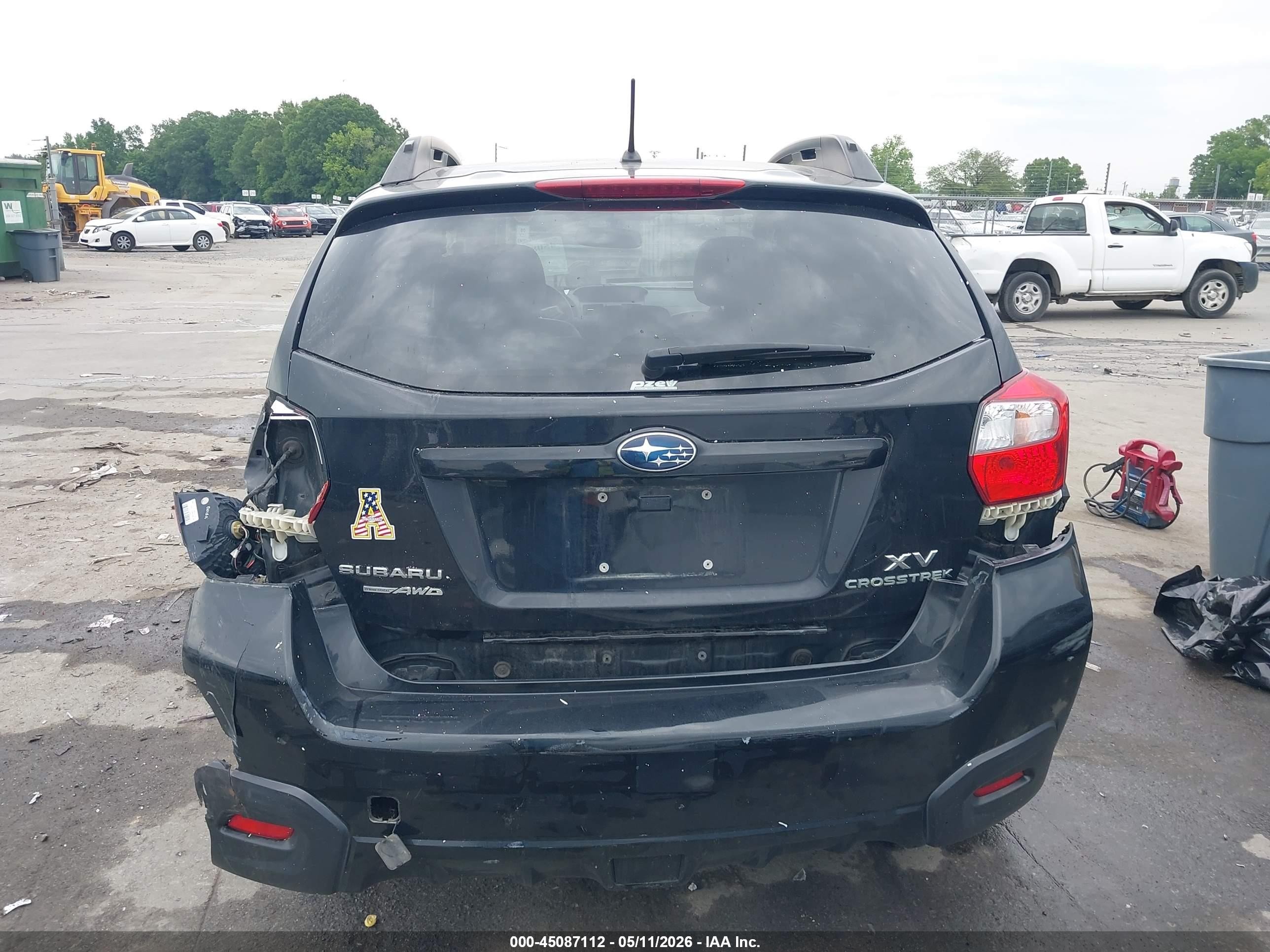 2014 Subaru Xv Crosstrek 2.0i Premium Black vin: JF2GPACC3E8308747