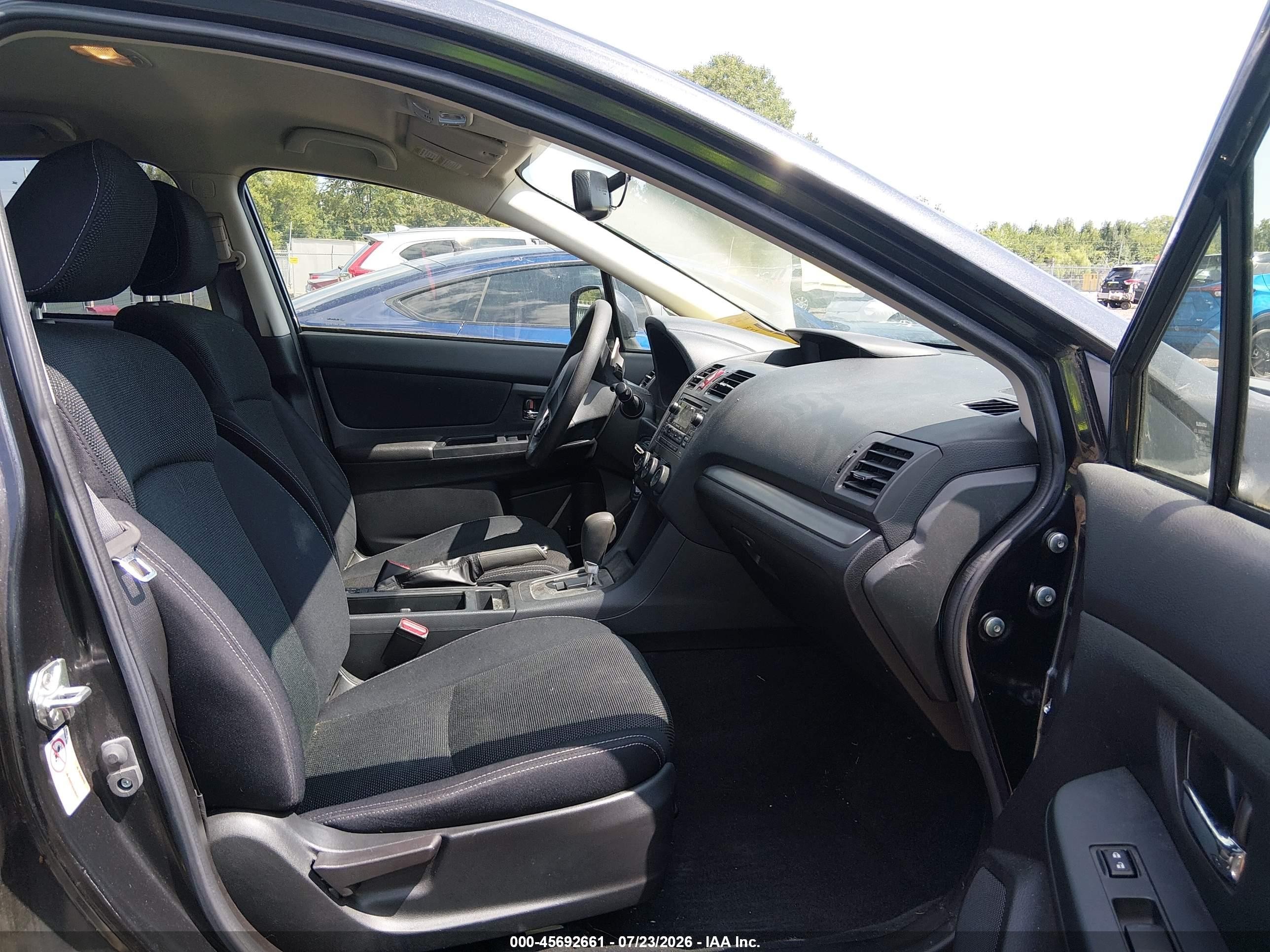 2014 Subaru Xv Crosstrek 2.0i Premium Gray vin: JF2GPACC3E8330134