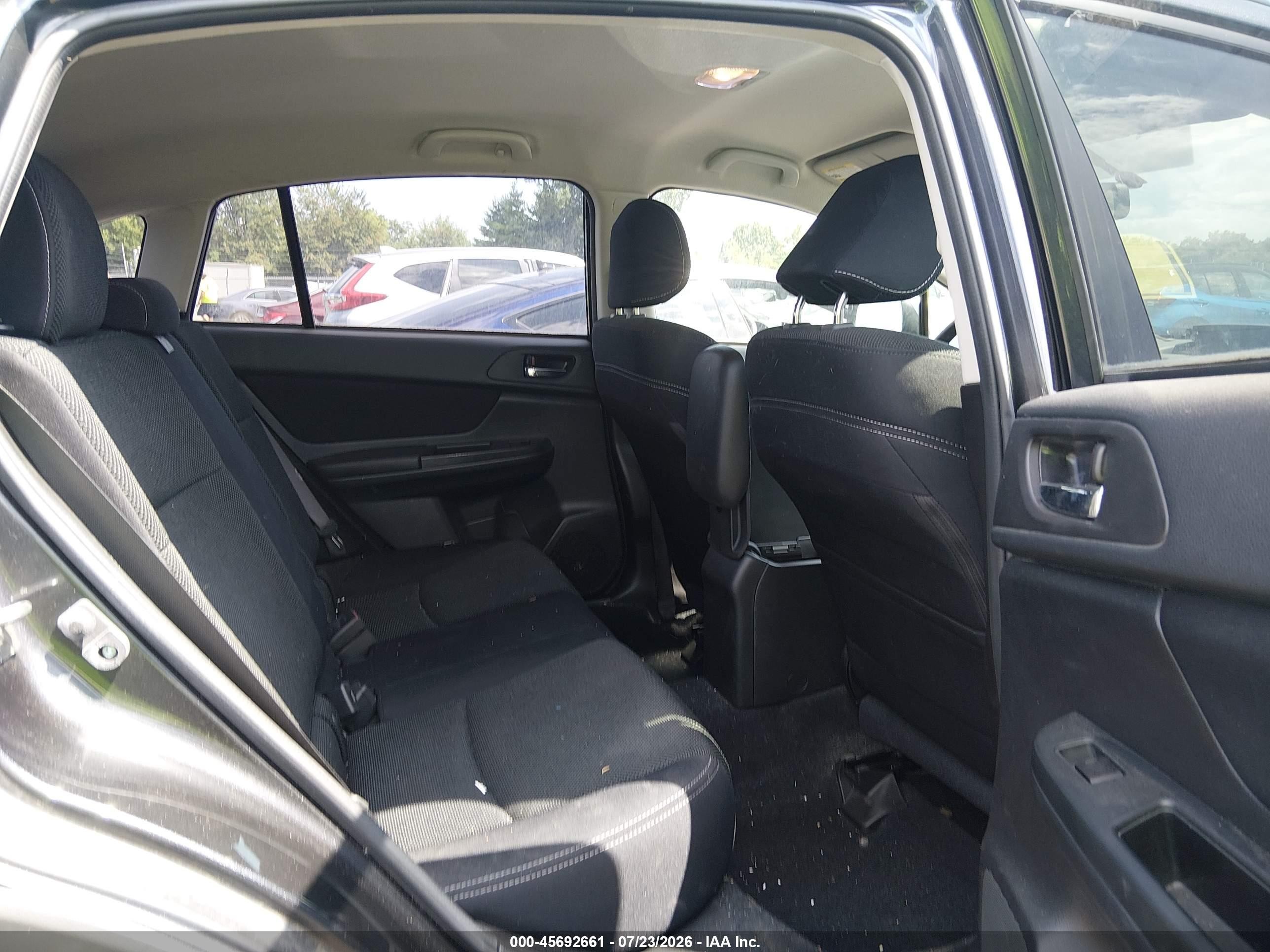 2014 Subaru Xv Crosstrek 2.0i Premium Gray vin: JF2GPACC3E8330134