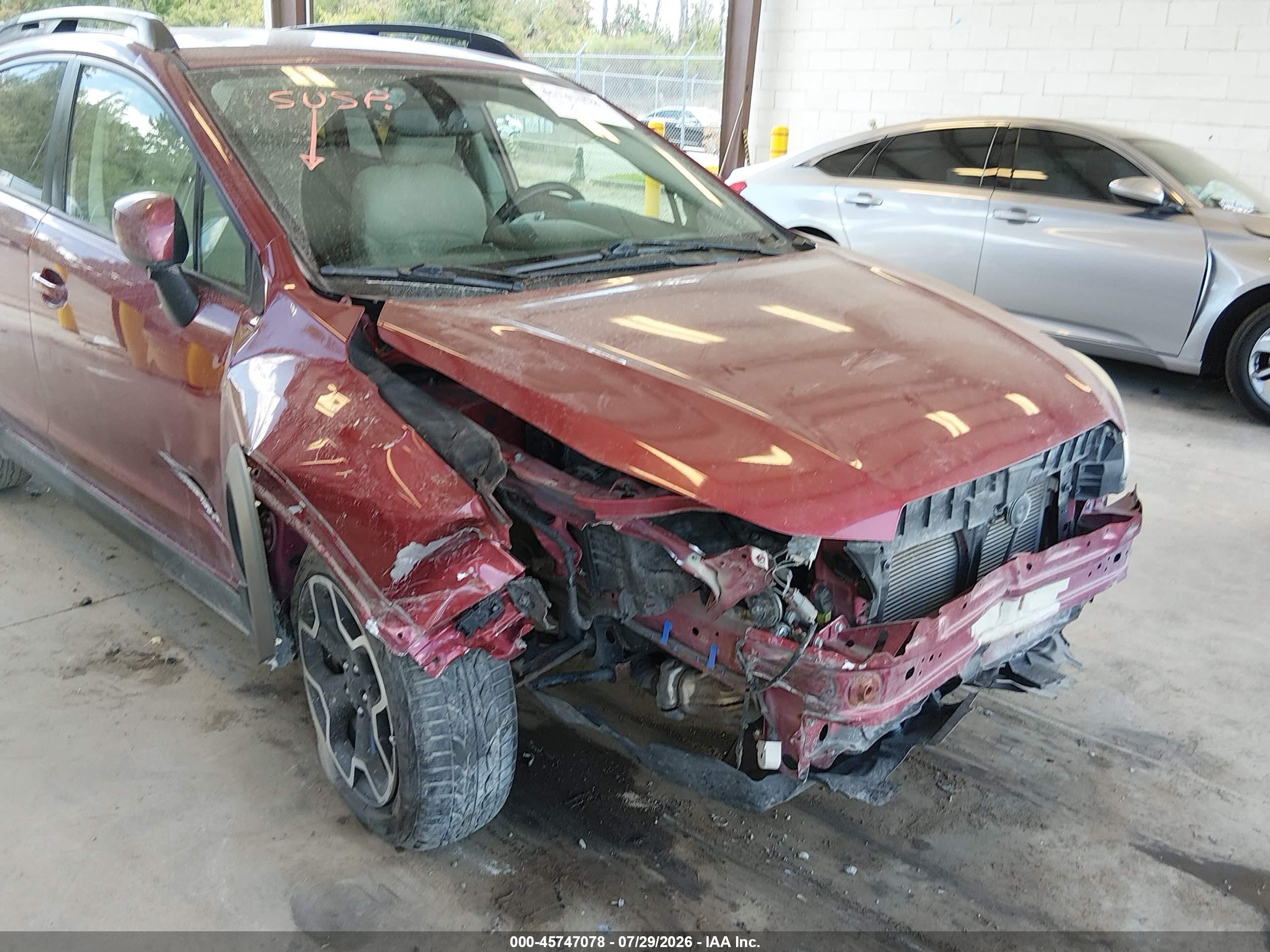 2014 Subaru Xv Crosstrek 2.0i Premium Бордовый vin: JF2GPACC3E9332475