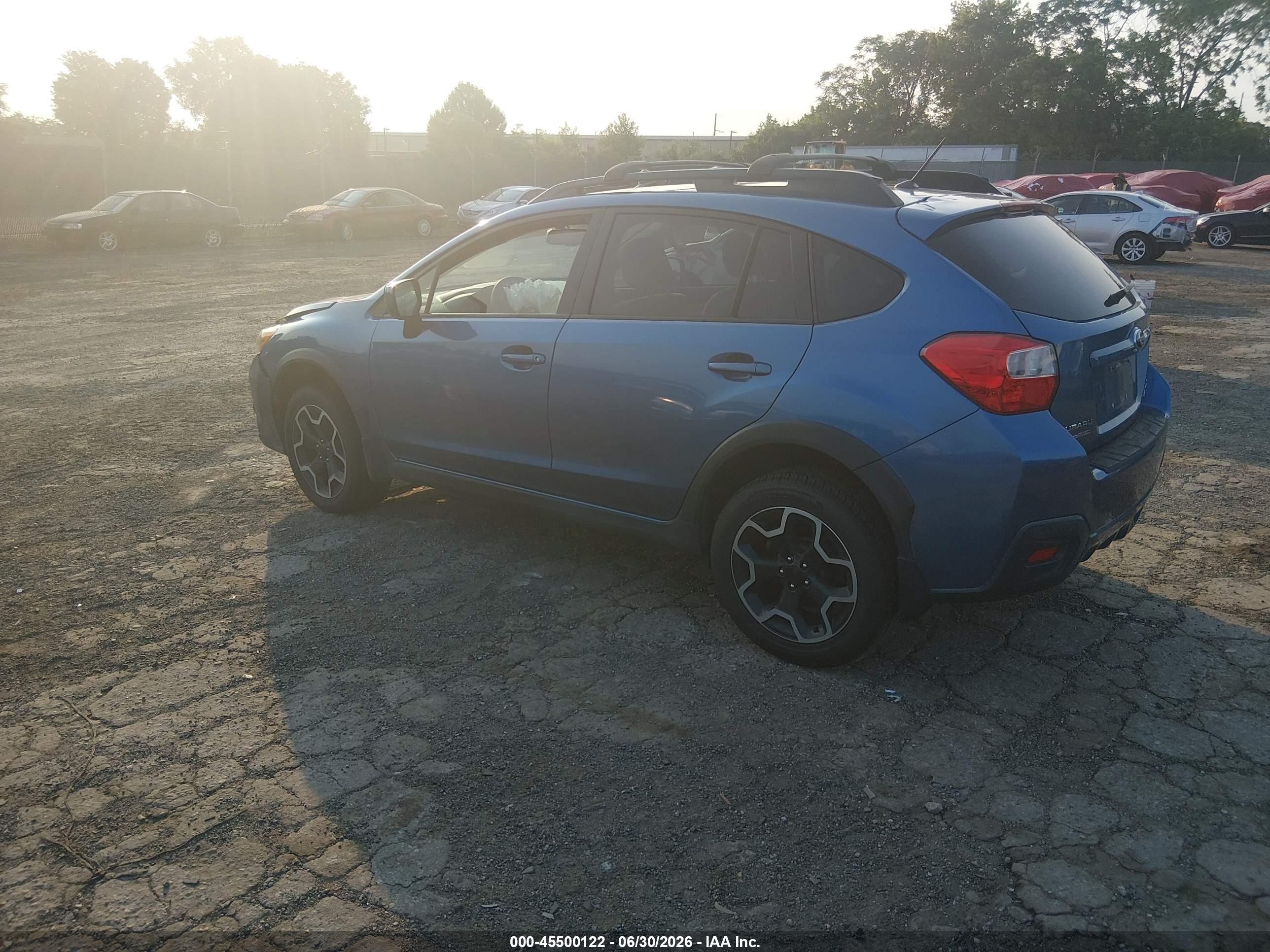 2014 Subaru Xv Crosstrek 2.0i Premium Dark Blue vin: JF2GPACC3EH328707