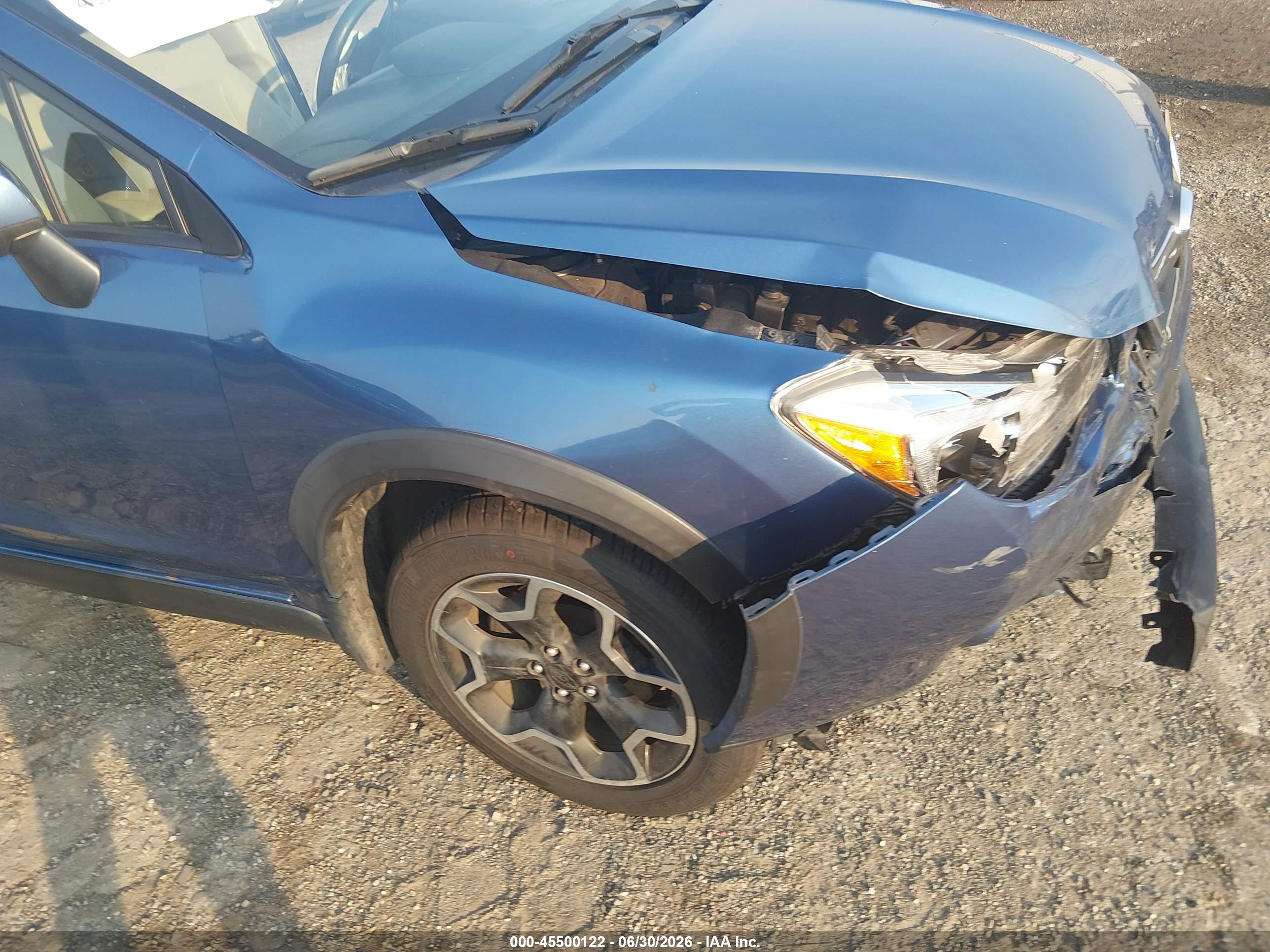 2014 Subaru Xv Crosstrek 2.0i Premium Dark Blue vin: JF2GPACC3EH328707