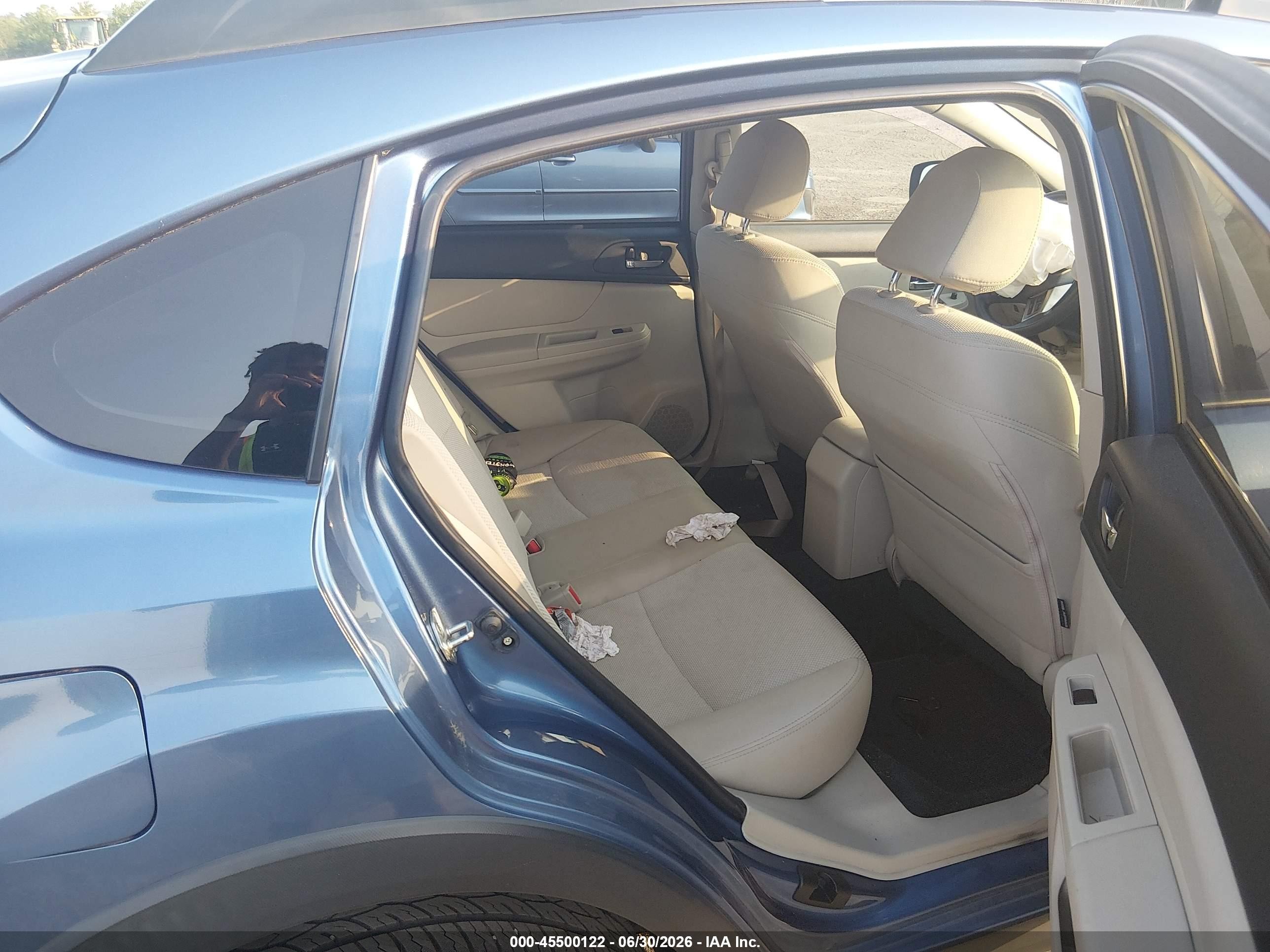 2014 Subaru Xv Crosstrek 2.0i Premium Dark Blue vin: JF2GPACC3EH328707