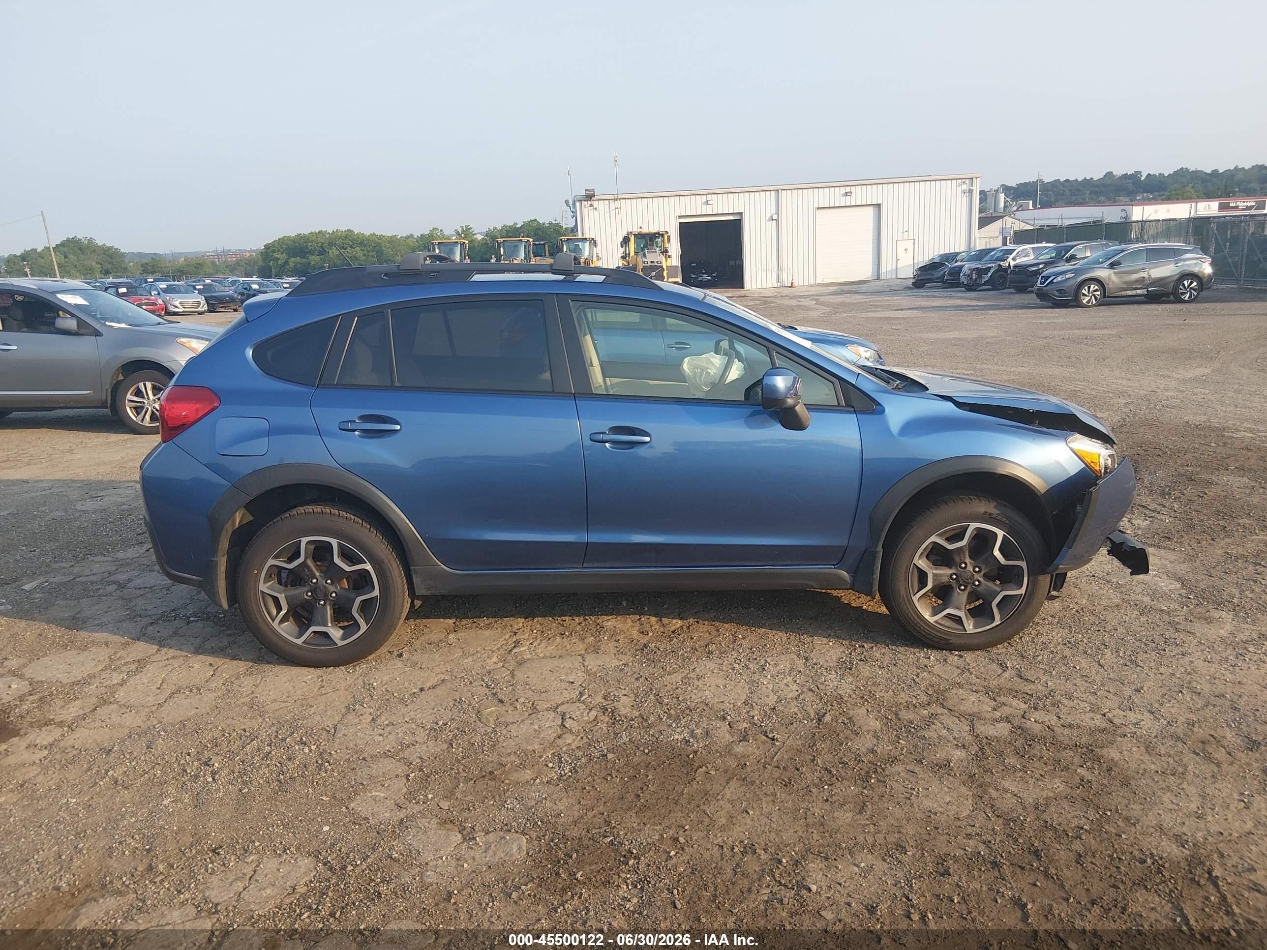 2014 Subaru Xv Crosstrek 2.0i Premium Dark Blue vin: JF2GPACC3EH328707