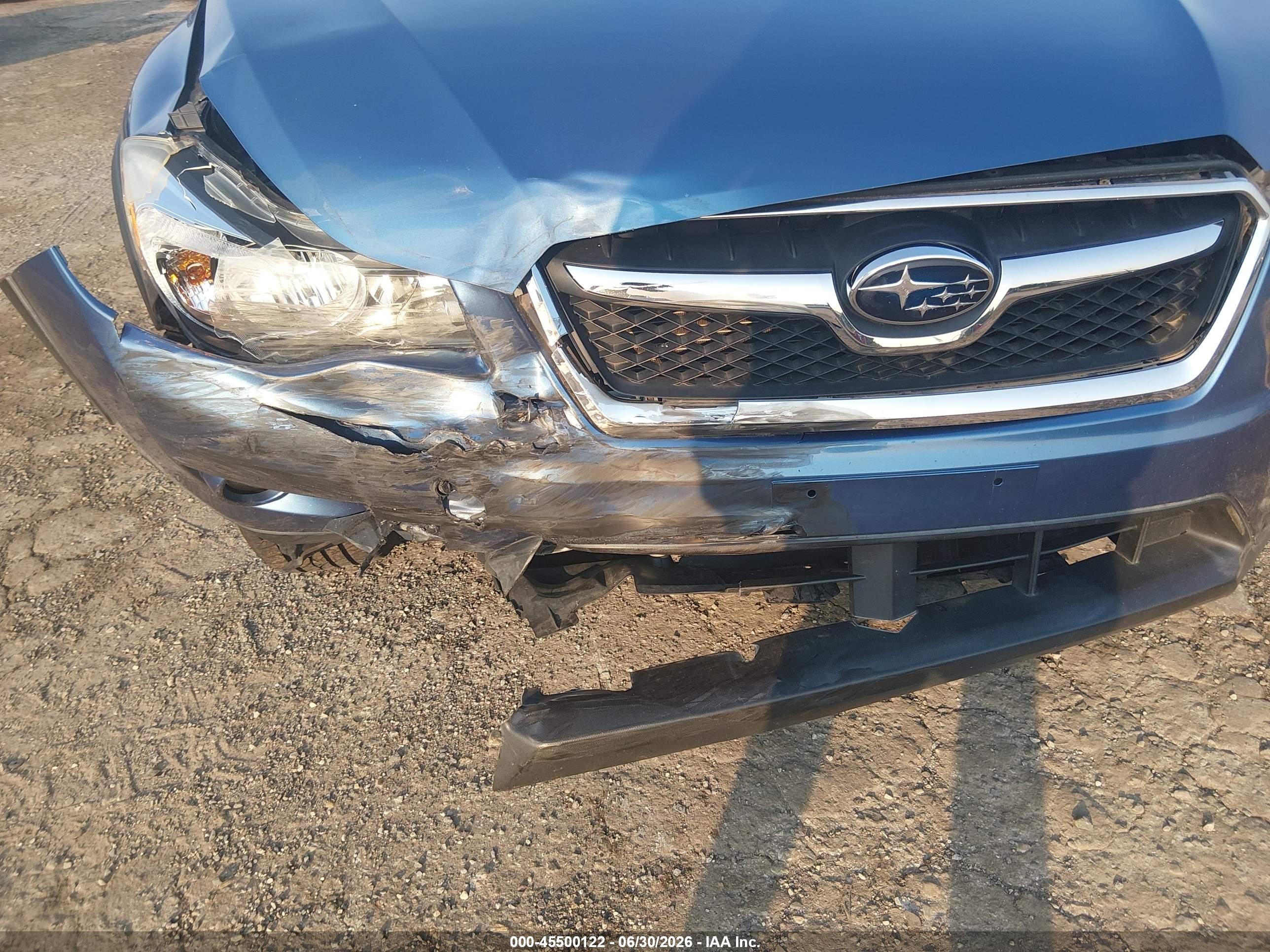 2014 Subaru Xv Crosstrek 2.0i Premium Dark Blue vin: JF2GPACC3EH328707
