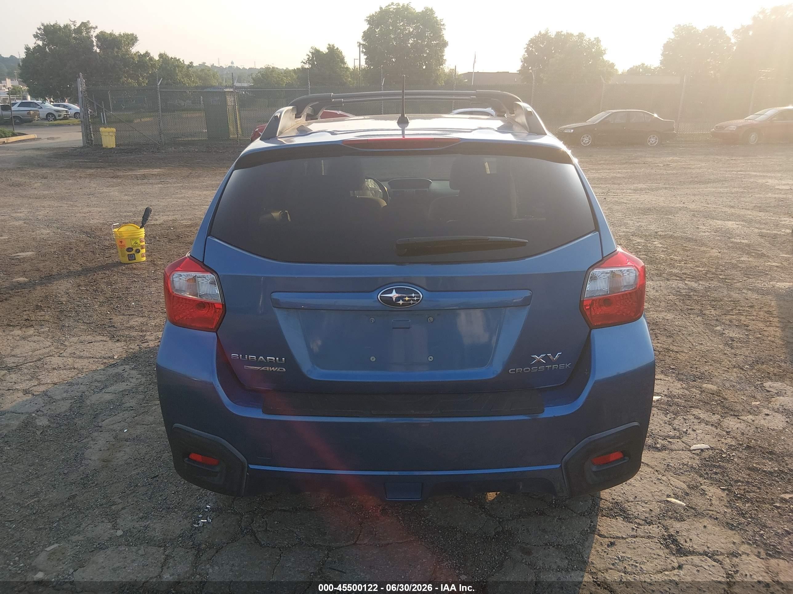 2014 Subaru Xv Crosstrek 2.0i Premium Dark Blue vin: JF2GPACC3EH328707