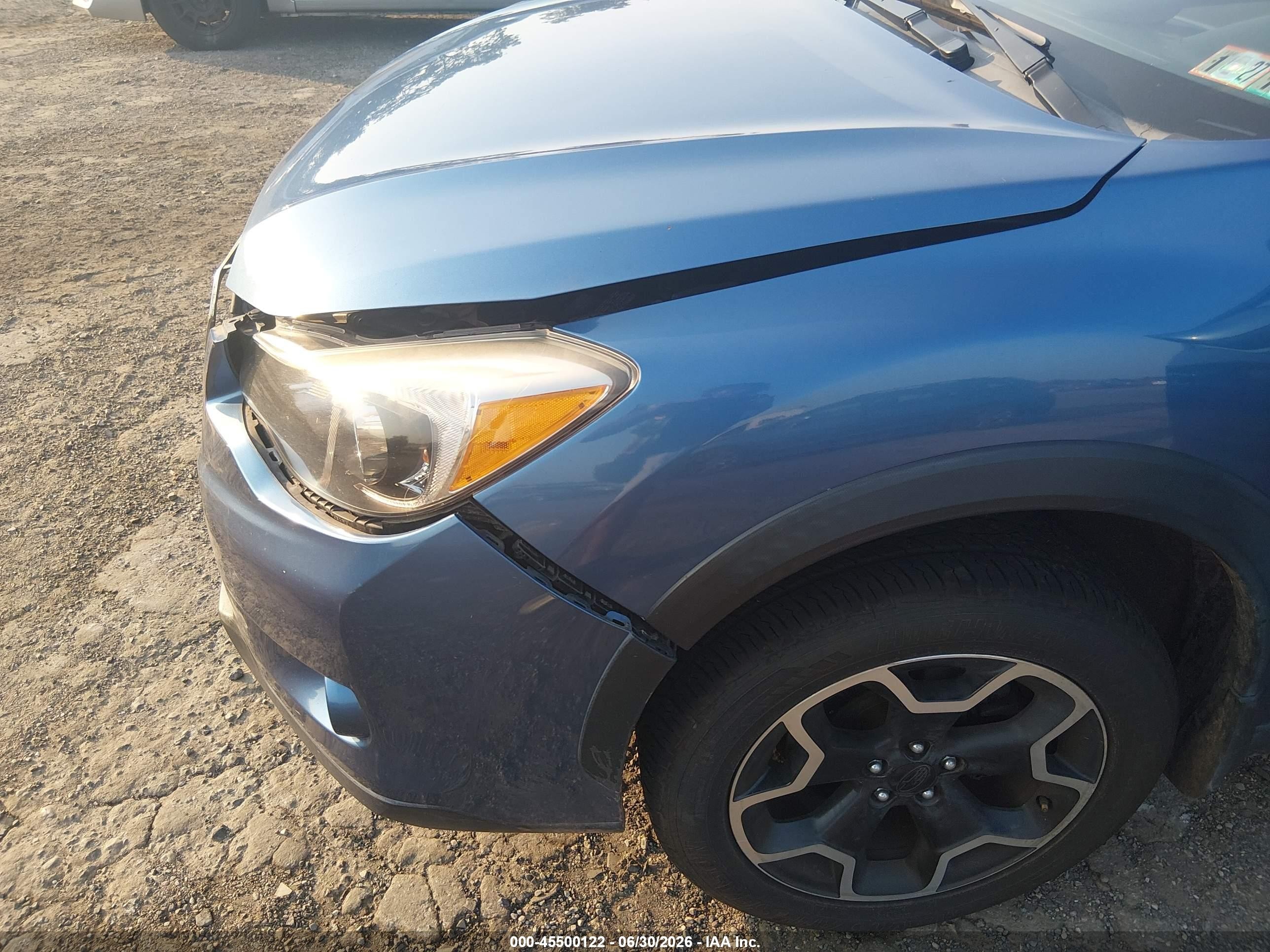 2014 Subaru Xv Crosstrek 2.0i Premium Dark Blue vin: JF2GPACC3EH328707