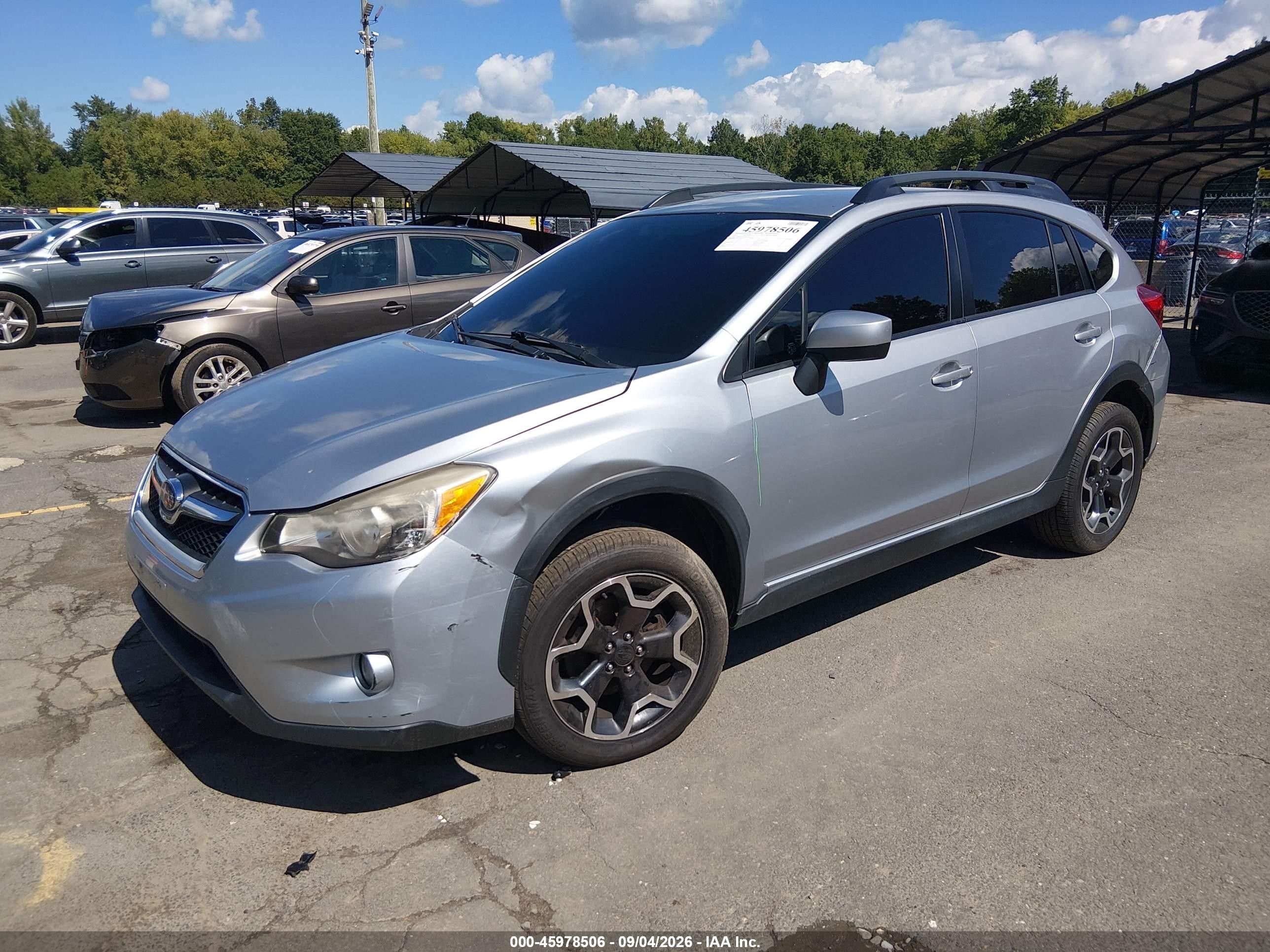 2015 Subaru Xv Crosstrek 2.0i Premium Silver vin: JF2GPACC3F8255968