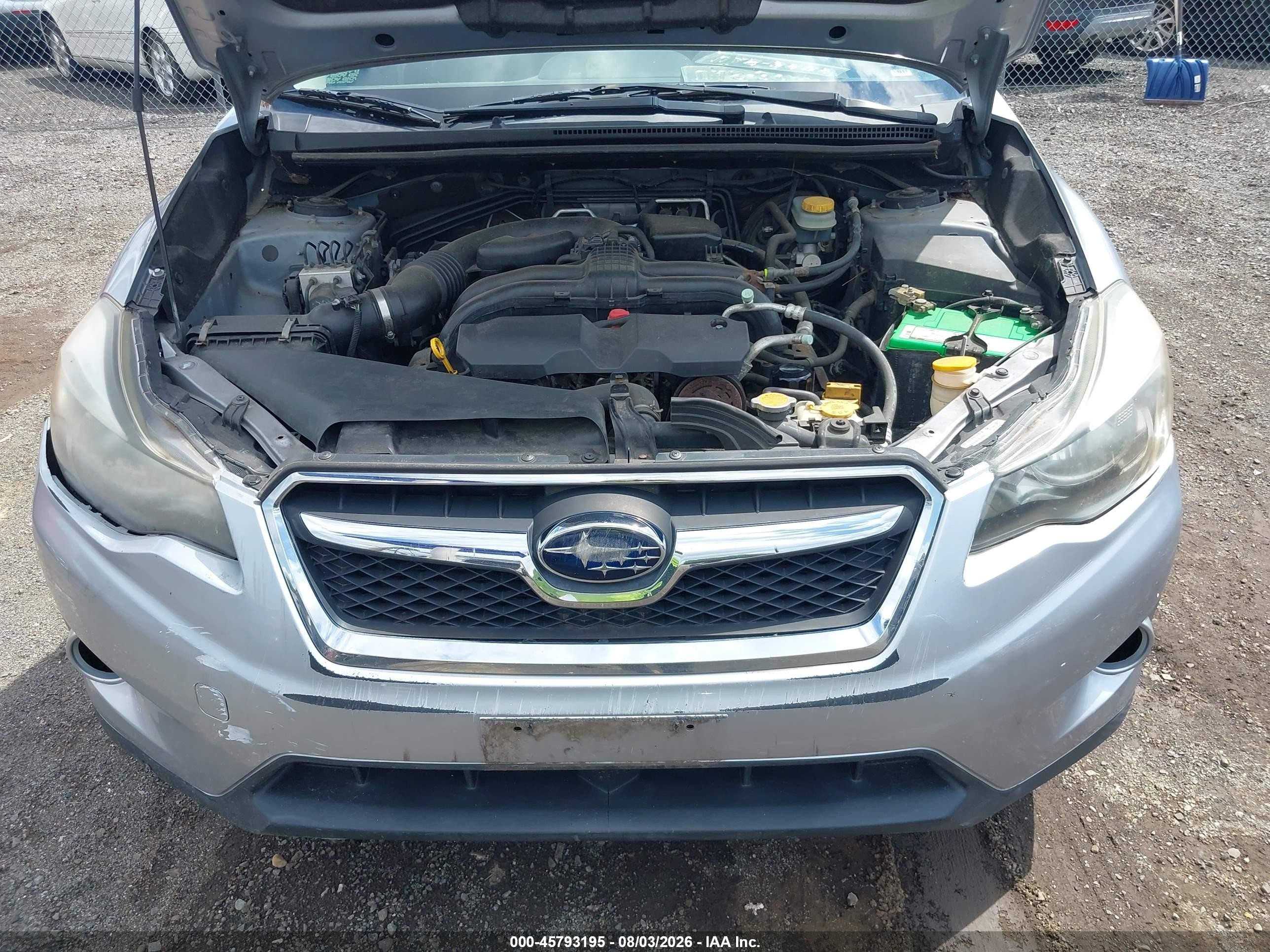 2013 Subaru Xv Crosstrek 2.0i Premium Silver vin: JF2GPACC4D2855284