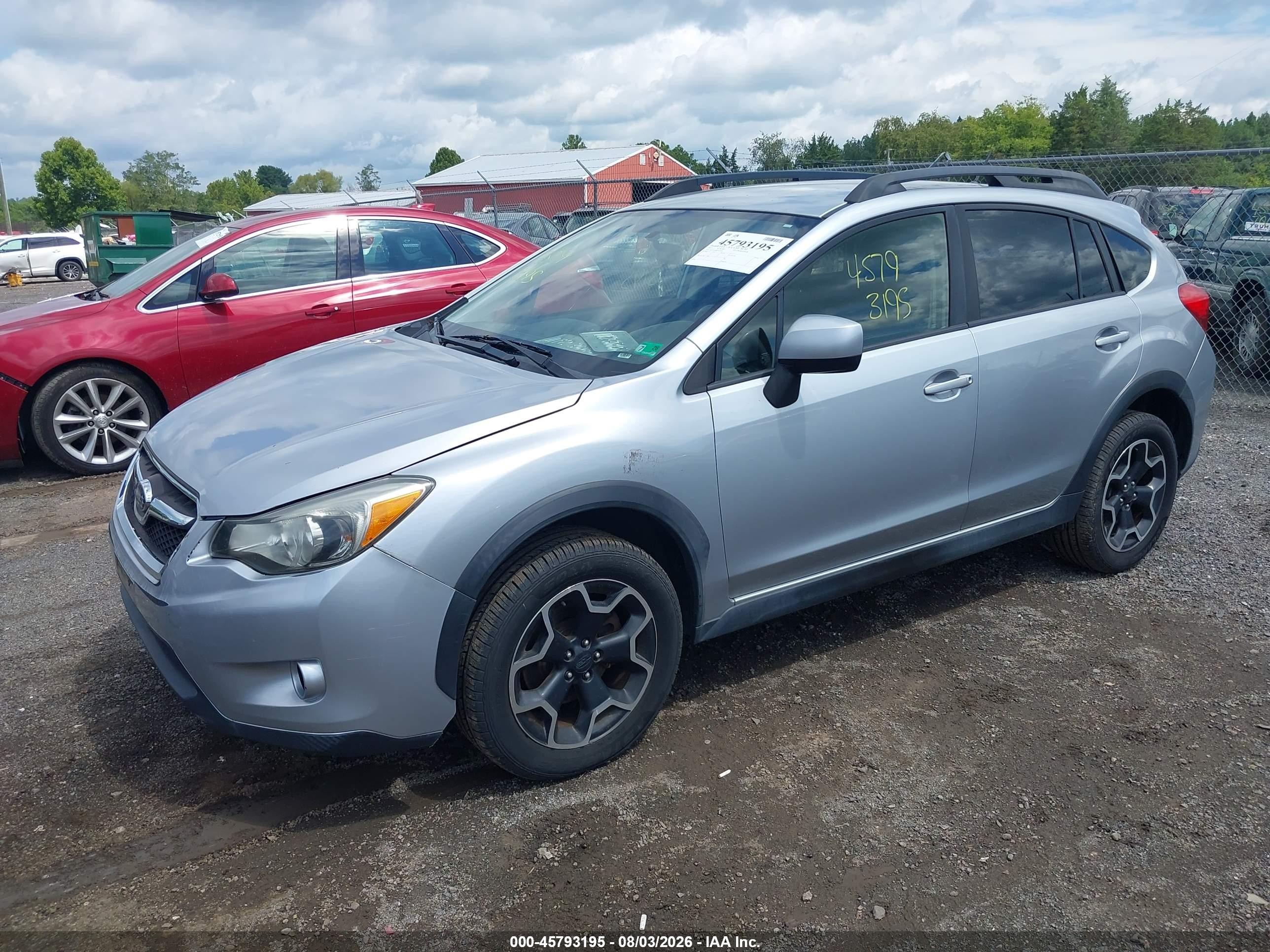 2013 Subaru Xv Crosstrek 2.0i Premium Silver vin: JF2GPACC4D2855284