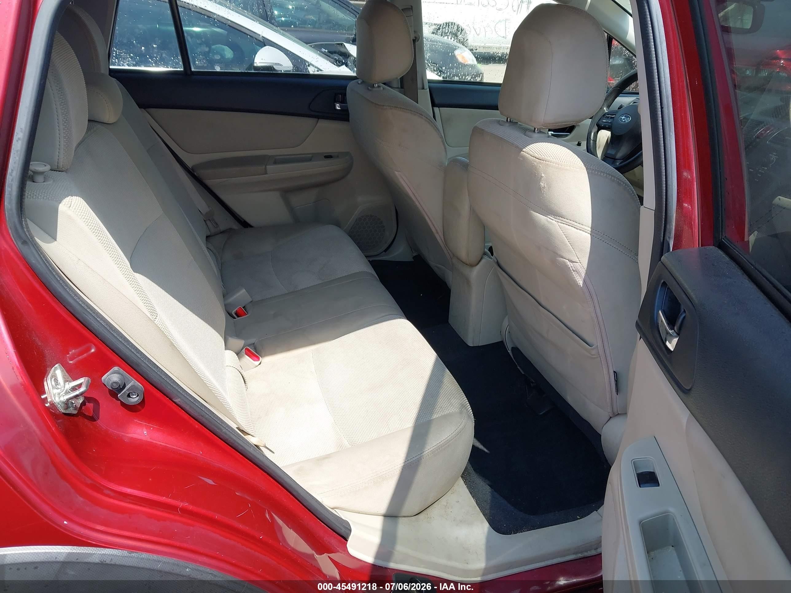 2013 Subaru Xv Crosstrek 2.0i Premium Red vin: JF2GPACC4D2884087