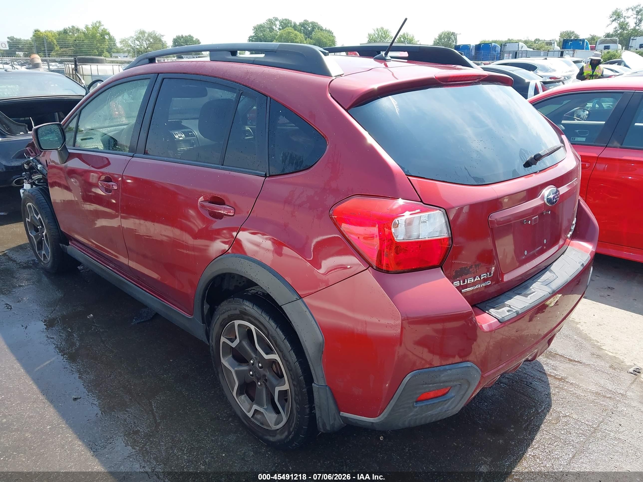 2013 Subaru Xv Crosstrek 2.0i Premium Red vin: JF2GPACC4D2884087
