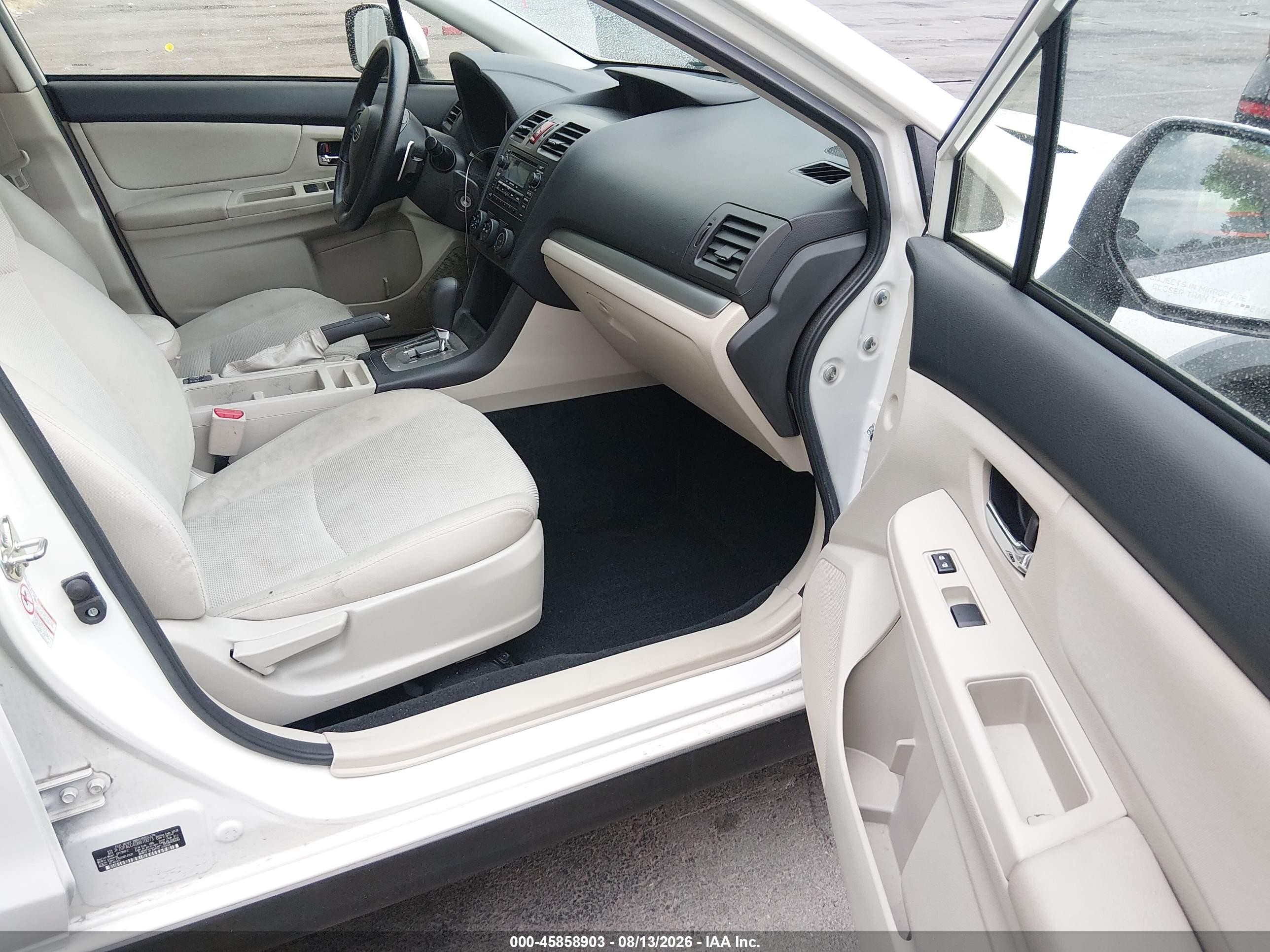 2013 Subaru Xv Crosstrek 2.0i Premium White vin: JF2GPACC4DH870073