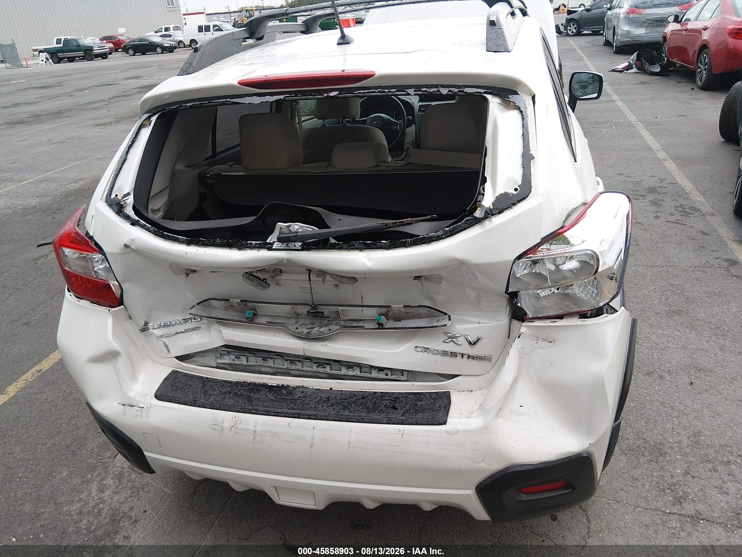 2013 Subaru Xv Crosstrek 2.0i Premium White vin: JF2GPACC4DH870073