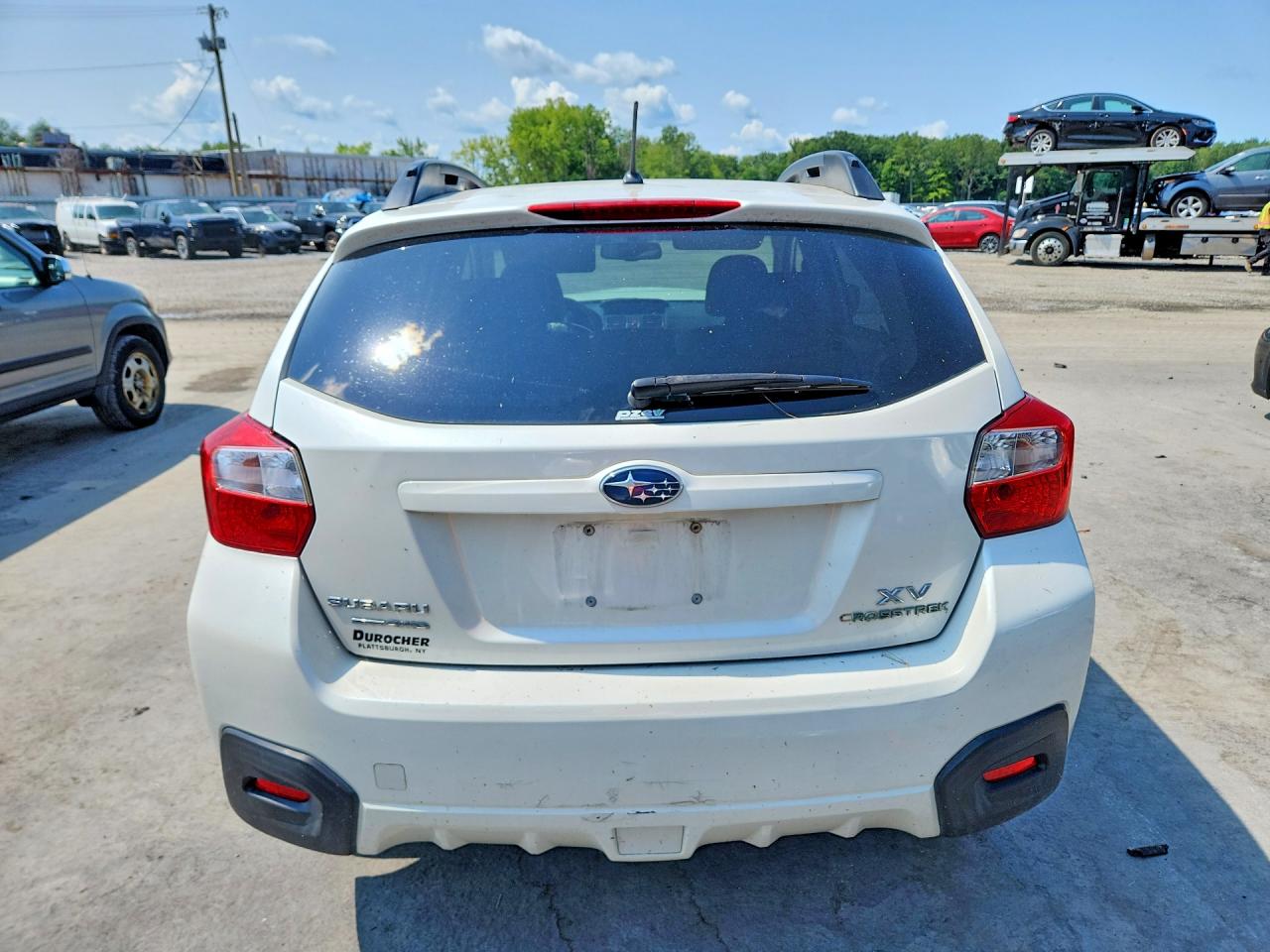2014 Subaru Xv Crosstrek 2.0 Premium White vin: JF2GPACC4E8249367