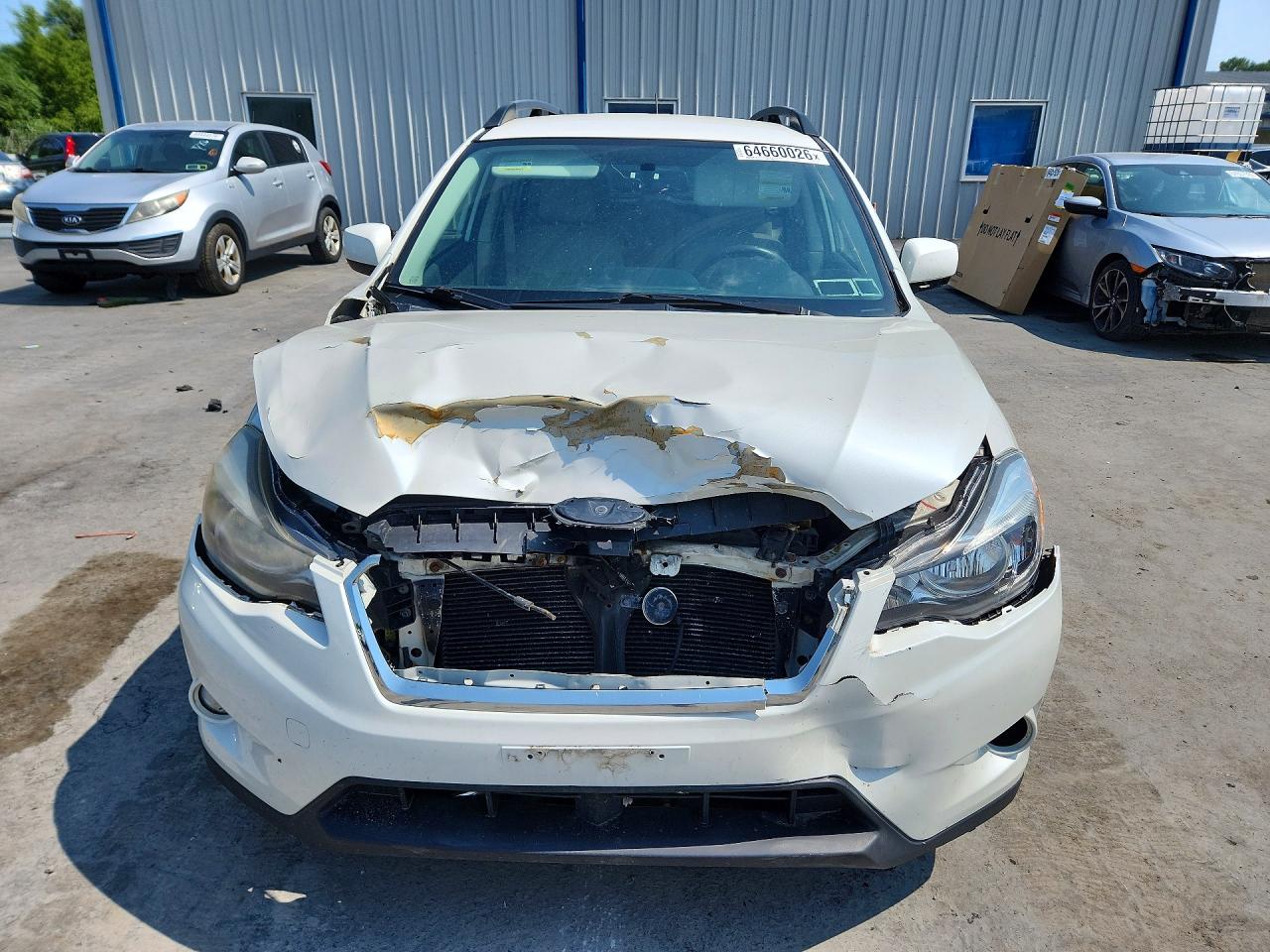 2014 Subaru Xv Crosstrek 2.0 Premium White vin: JF2GPACC4E8249367
