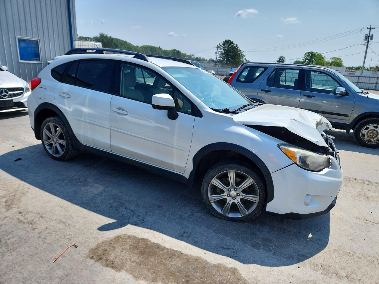 2014 Subaru Xv Crosstrek 2.0 Premium White vin: JF2GPACC4E8249367